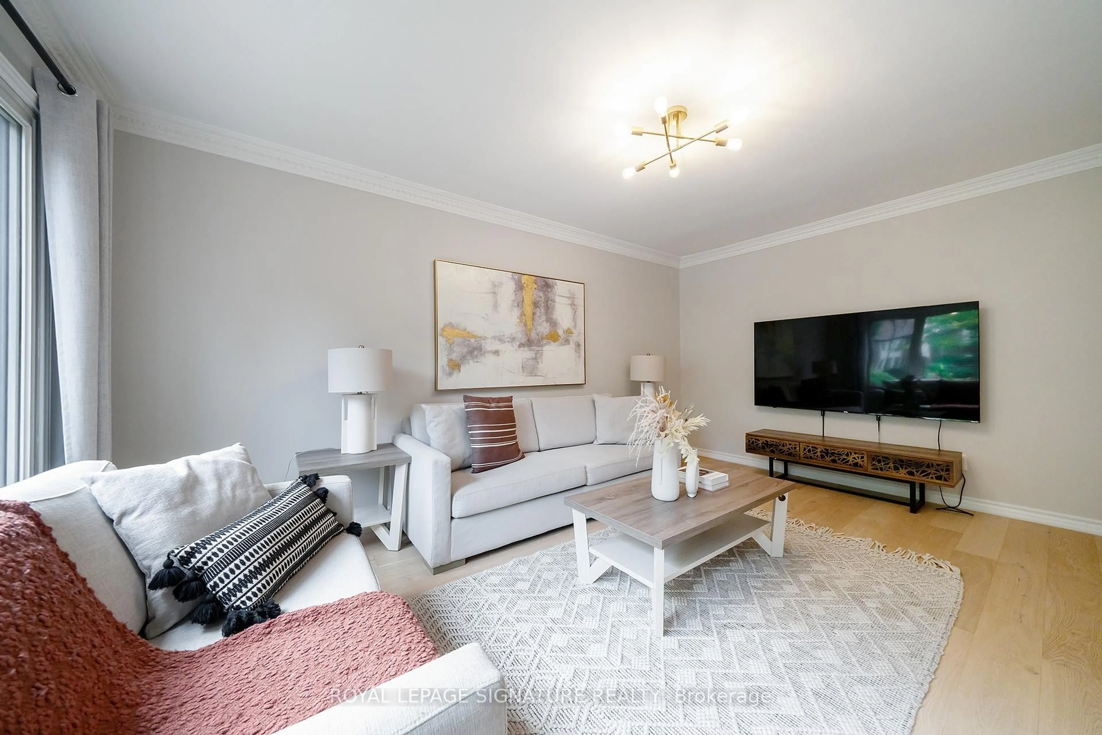 Living room with furniture, unknown for 1239 Barnwood Sq, Pickering Ontario L1X 1C6