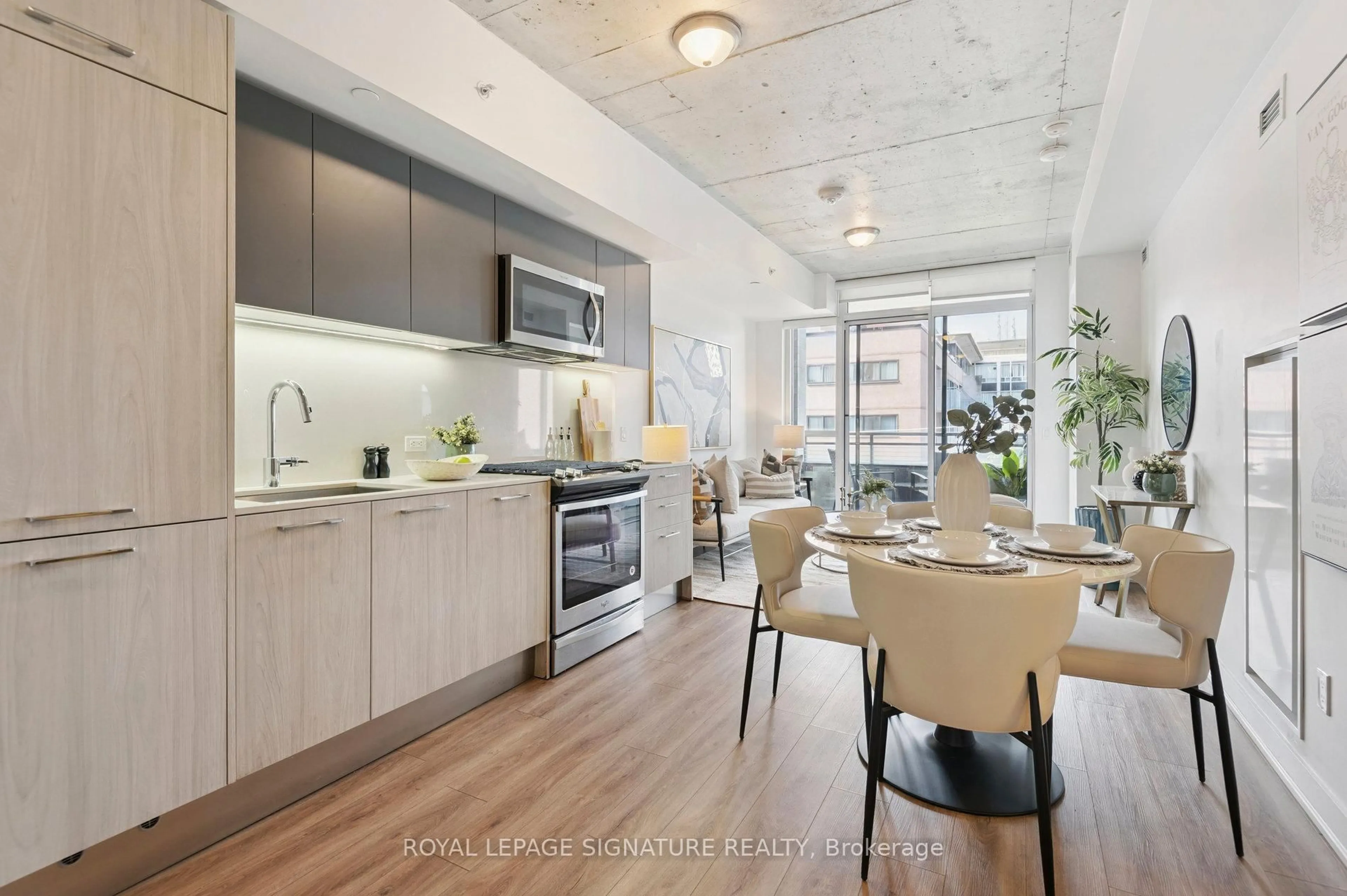 Open concept kitchen, unknown for 665 Kingston Rd #407, Toronto Ontario M4E 0B6