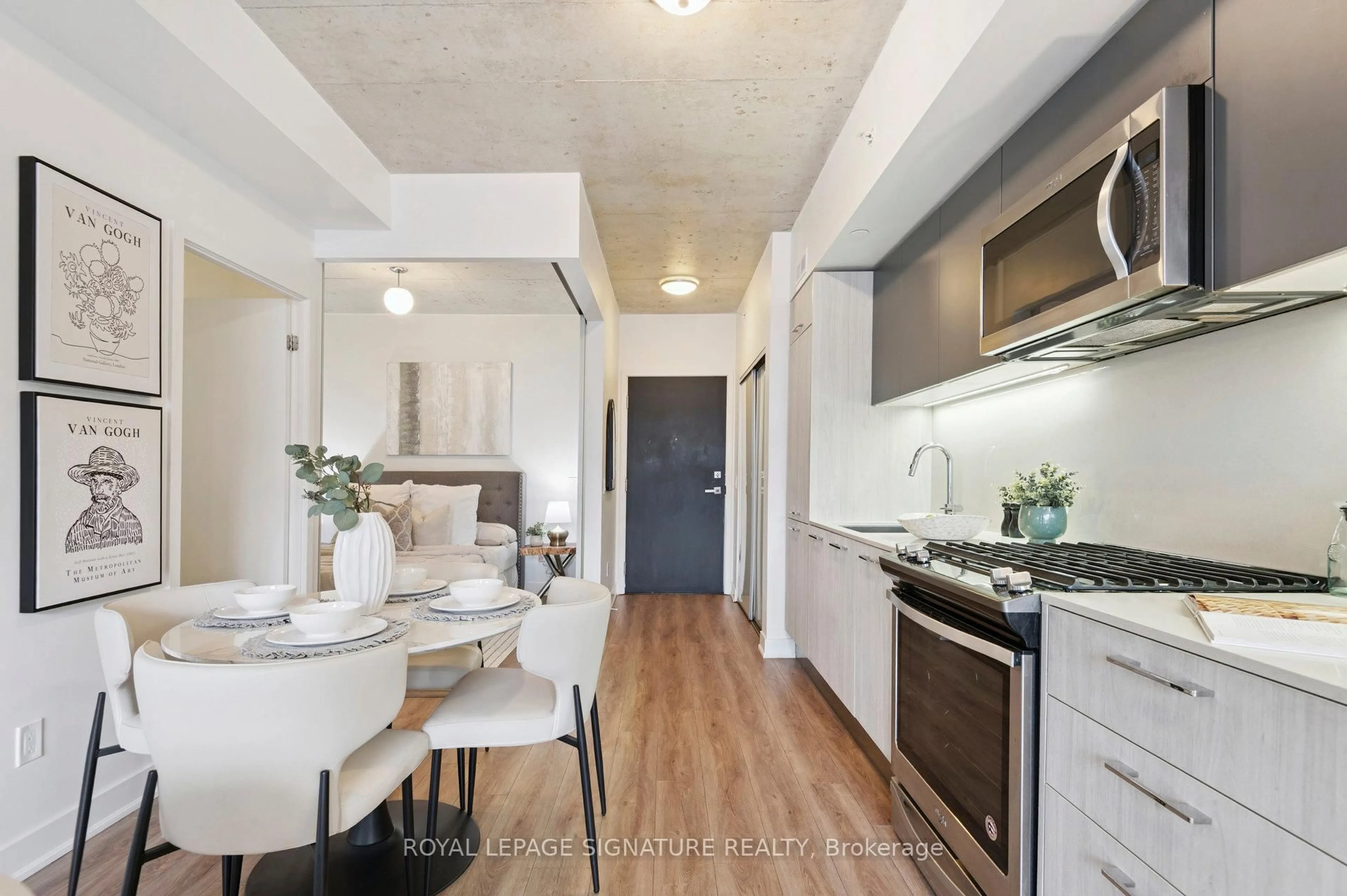 Open concept kitchen, unknown for 665 Kingston Rd #407, Toronto Ontario M4E 0B6