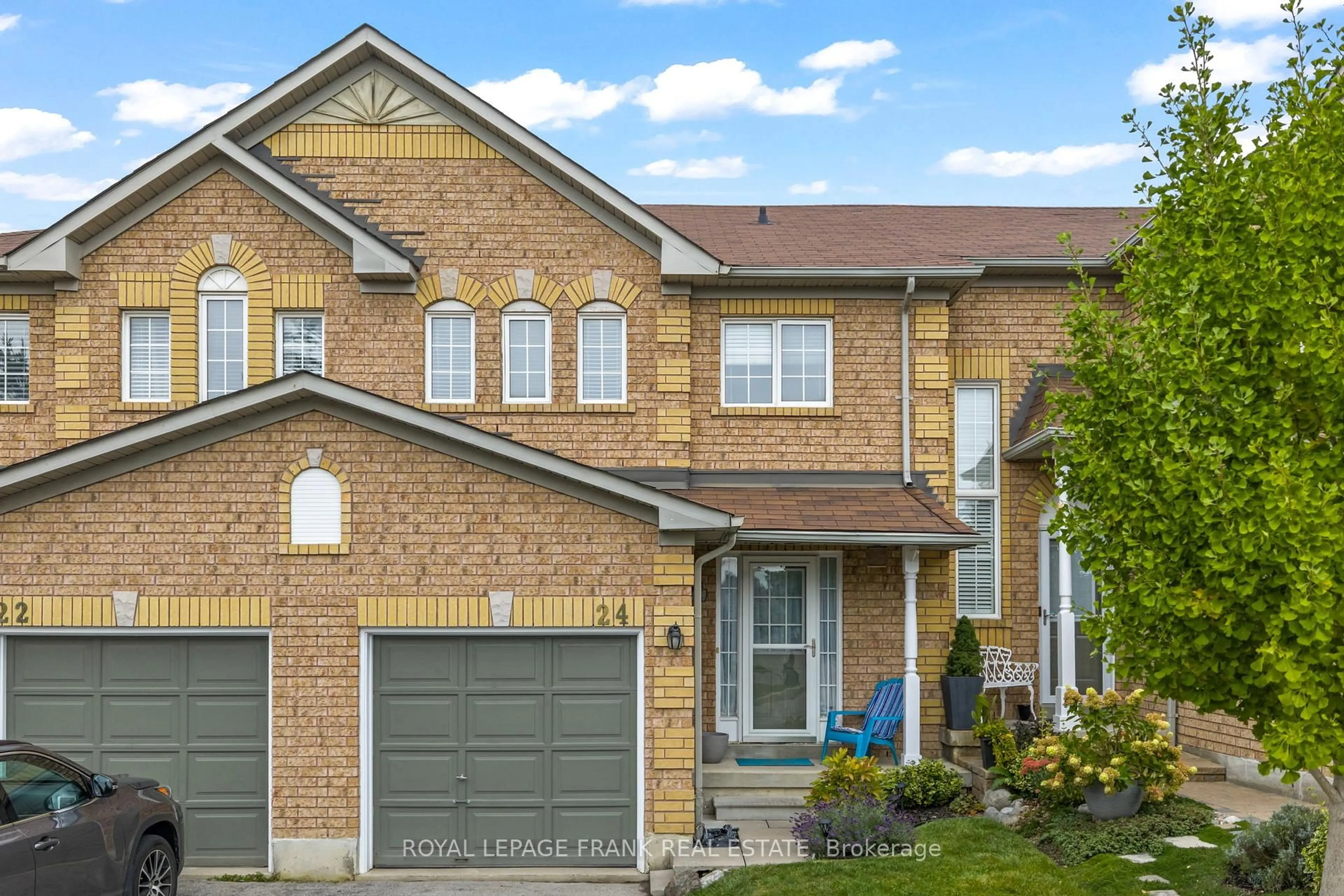 Home with brick exterior material, street for 24 Ingold Lane, Ajax Ontario L1Z 1K3