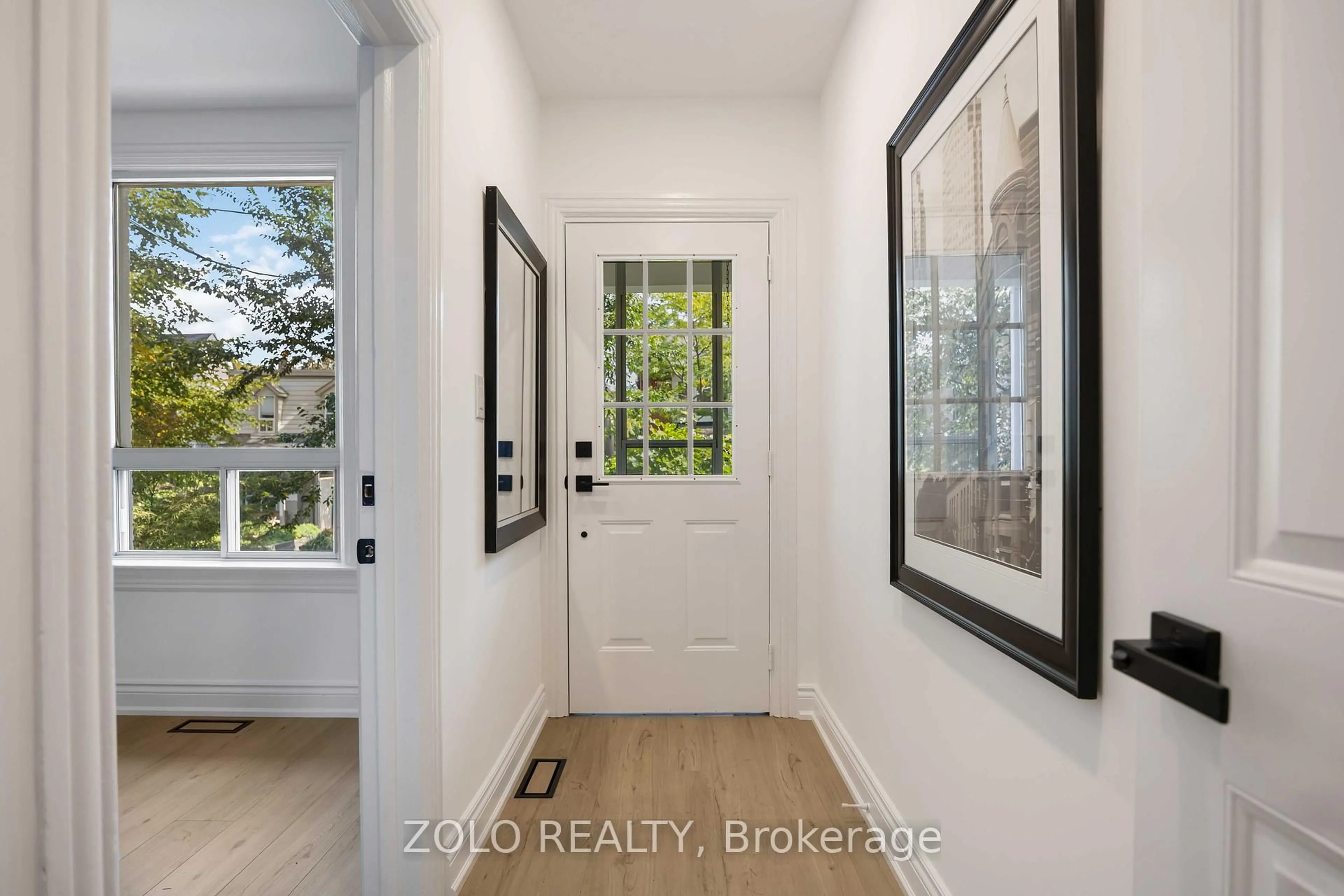 Indoor entryway for 24 Poucher St, Toronto Ontario M4J 2Y9