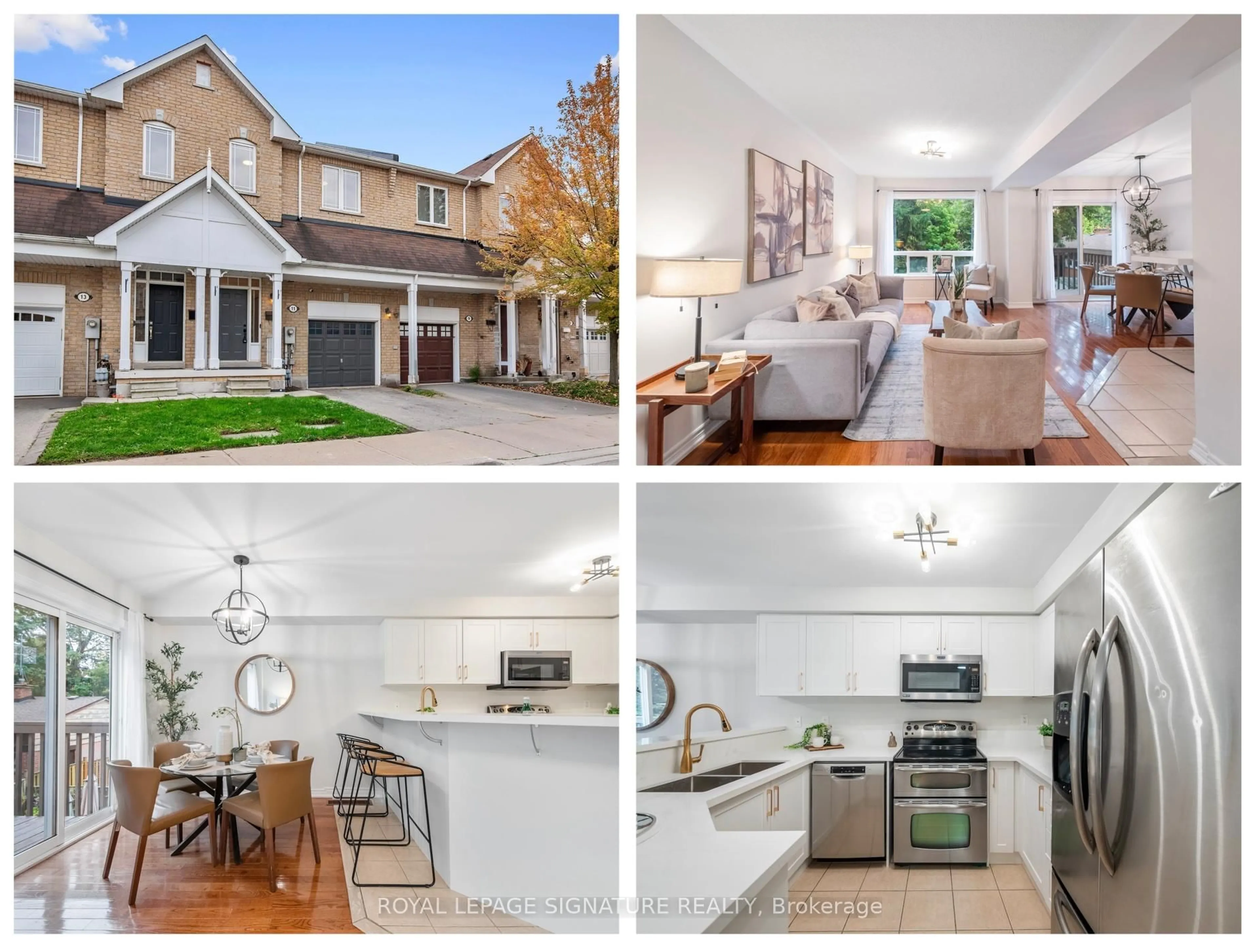 Open concept kitchen, ceramic/tile floor for 11 Skelding Crt, Toronto Ontario M1E 2R7