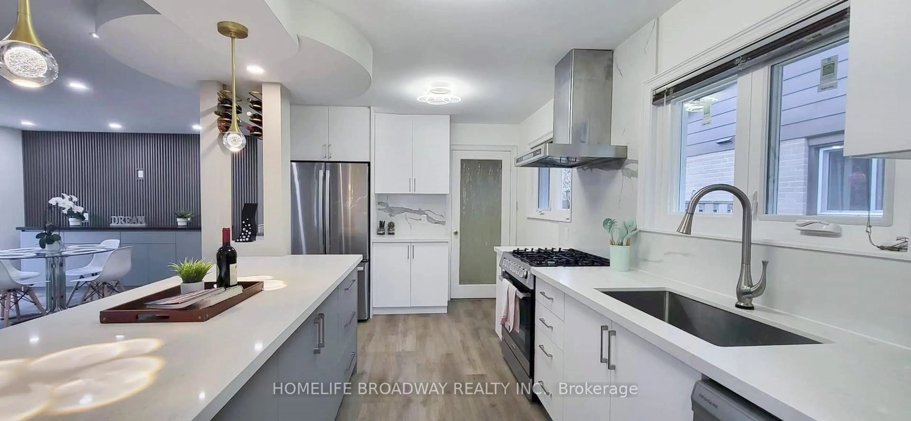 Open concept kitchen, unknown for 53 Marblemount Cres, Toronto Ontario M1T 2H5