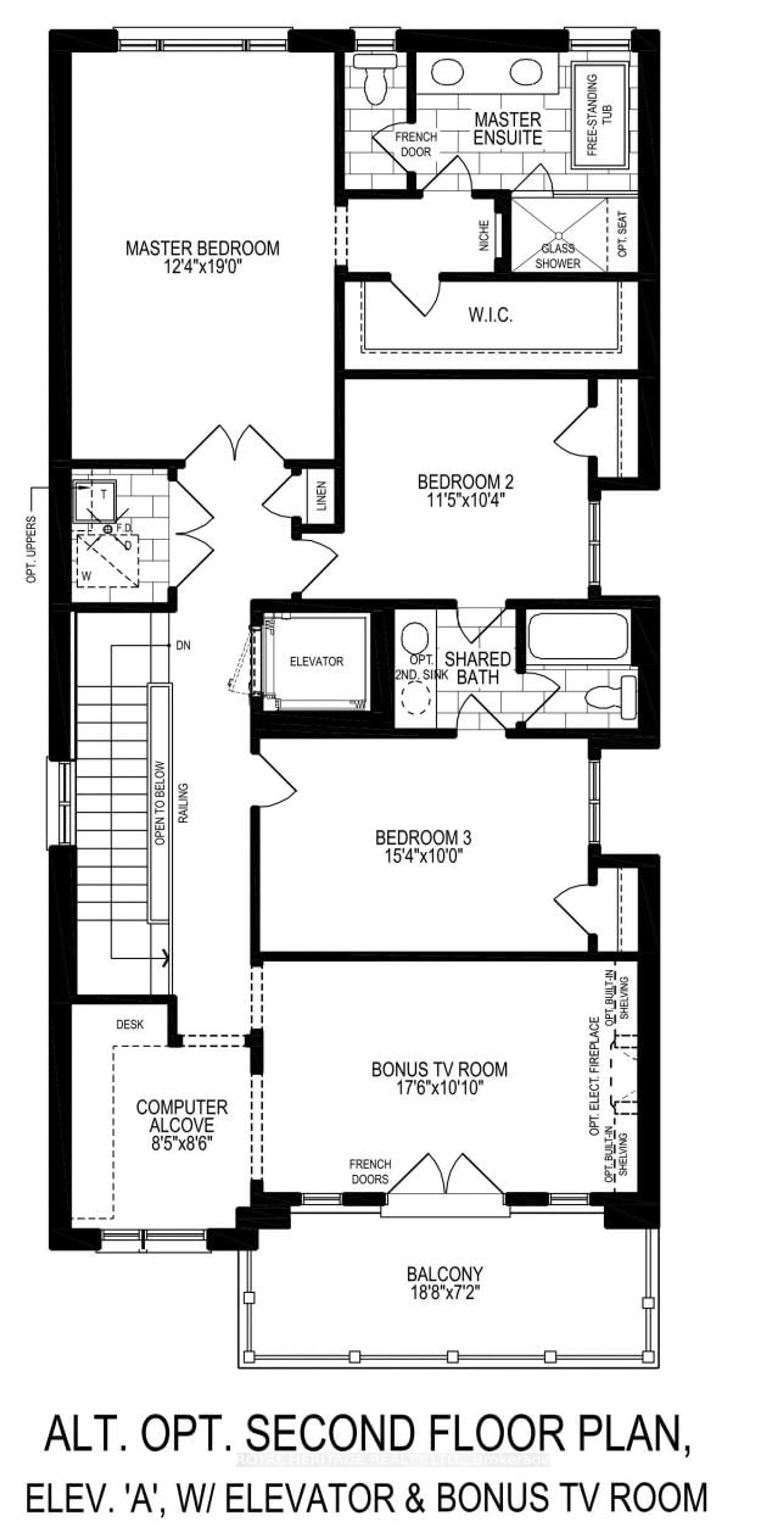 Floor plan for Lot 11 Inverlynn Way, Whitby Ontario L1N 2S6