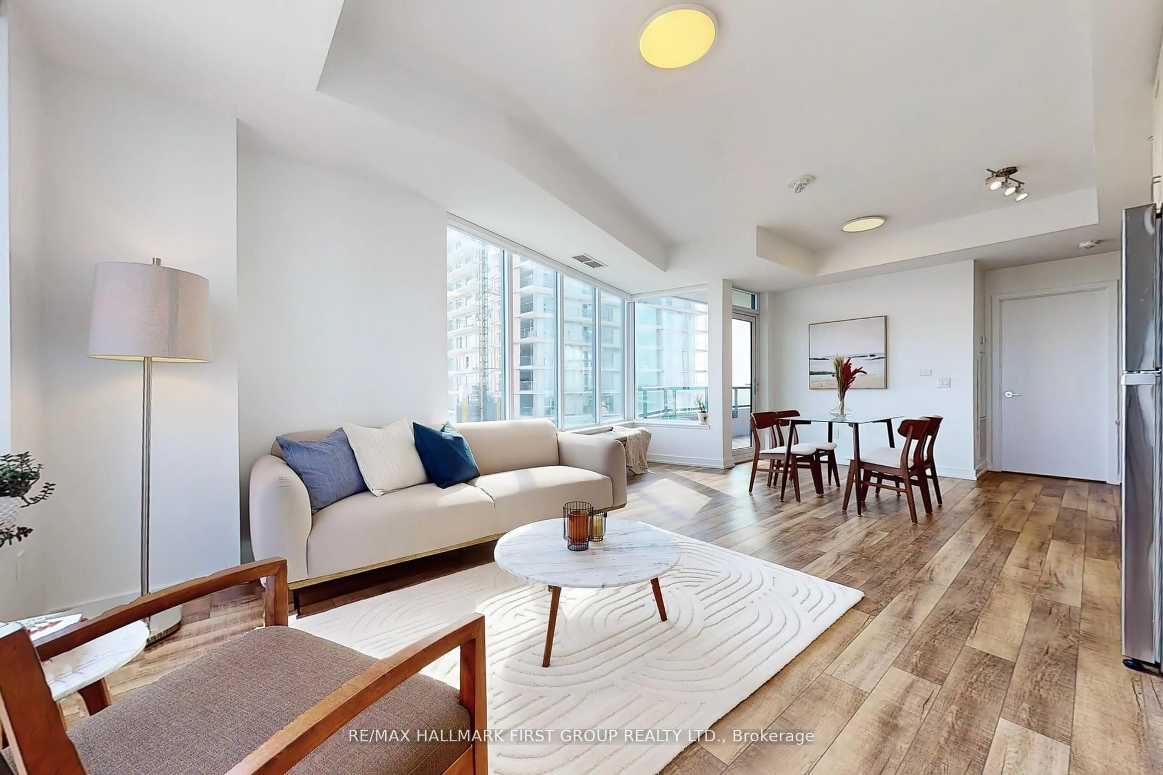 Living room with furniture, unknown for 1480 Bayly St #1607, Pickering Ontario L1W 0C2