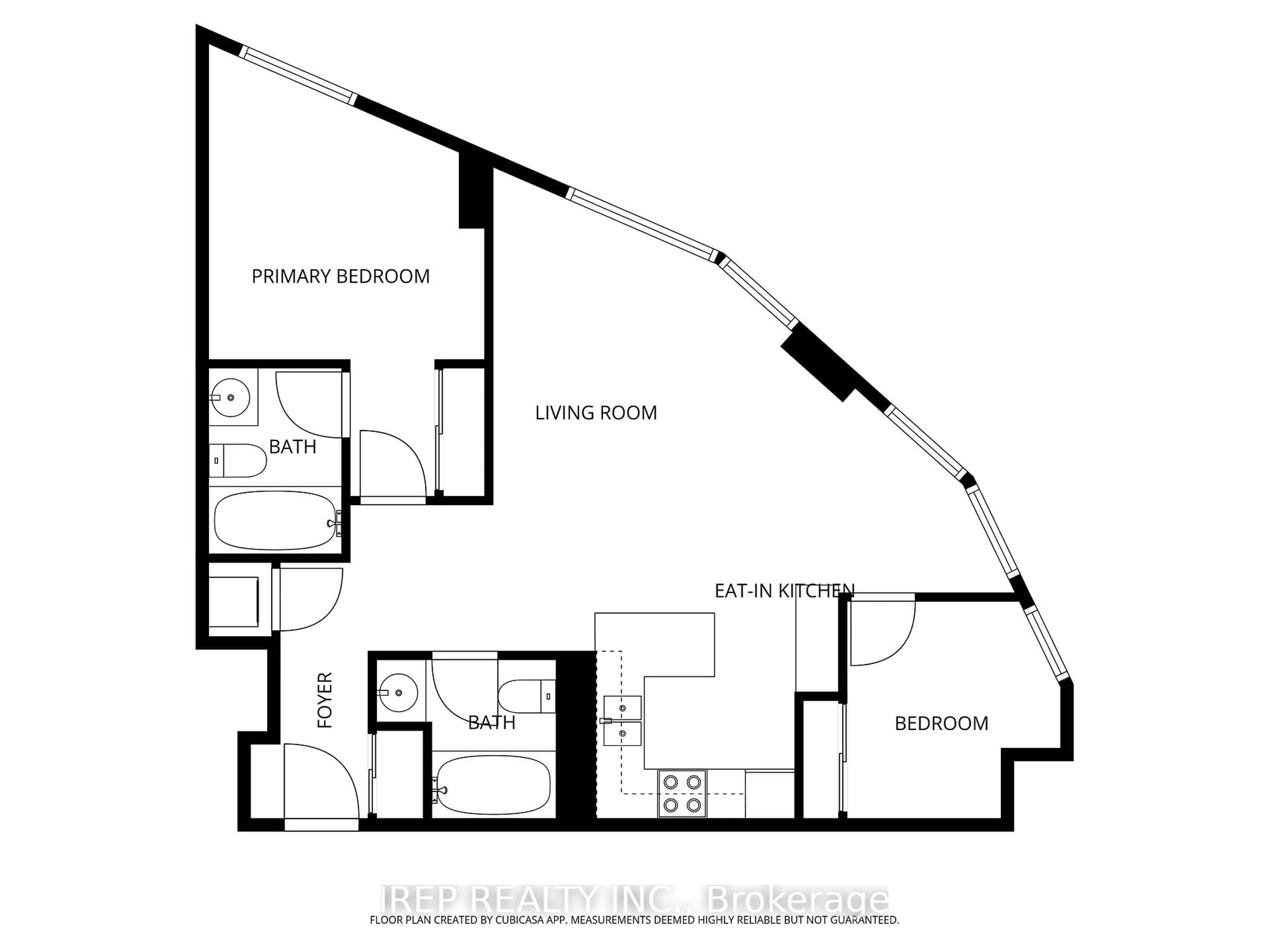 Floor plan for 38 Lee Centre Dr #3003, Toronto Ontario M1H 3K2