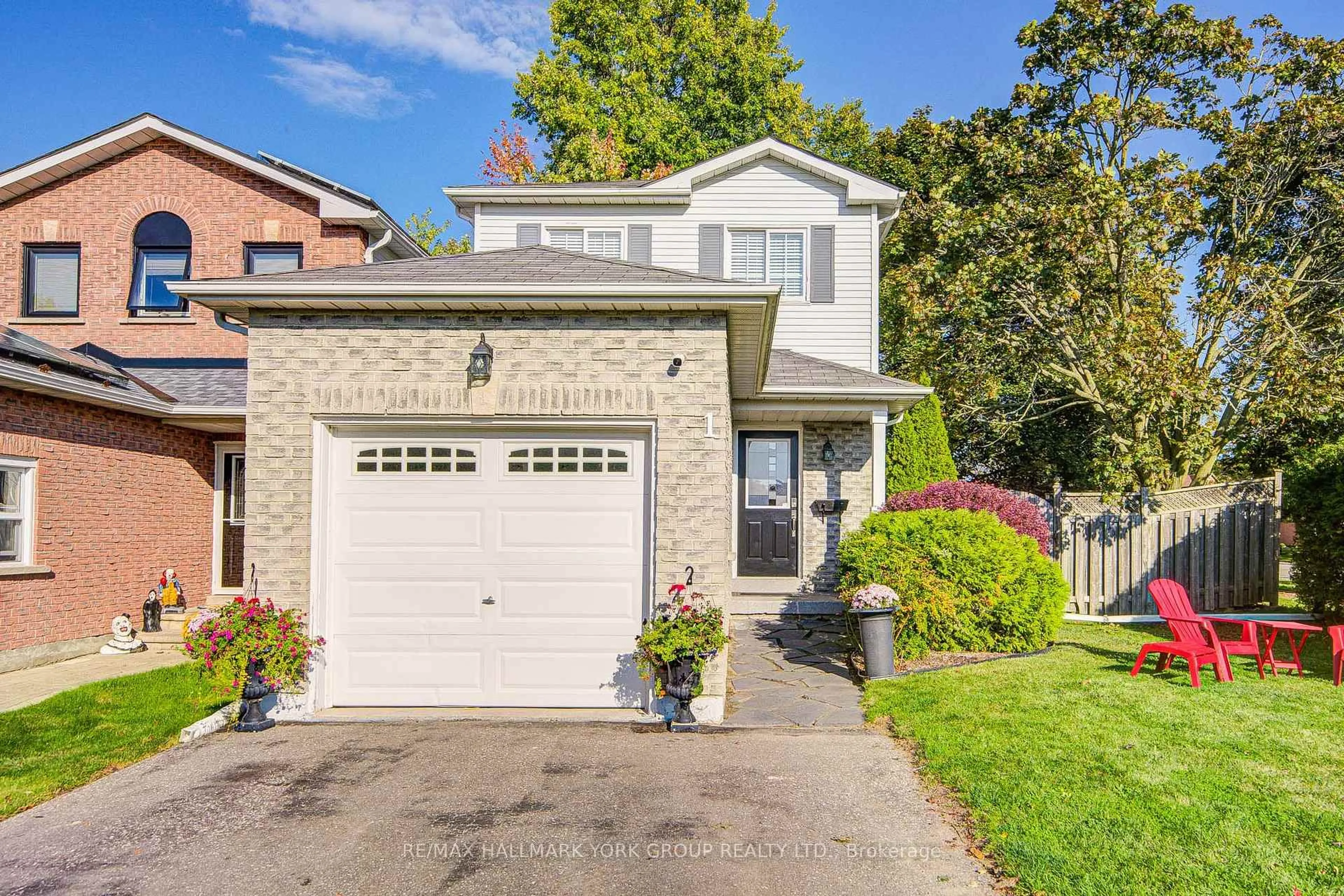 Home with brick exterior material, street for 1 Parklawn Dr, Clarington Ontario L1E 1Y8
