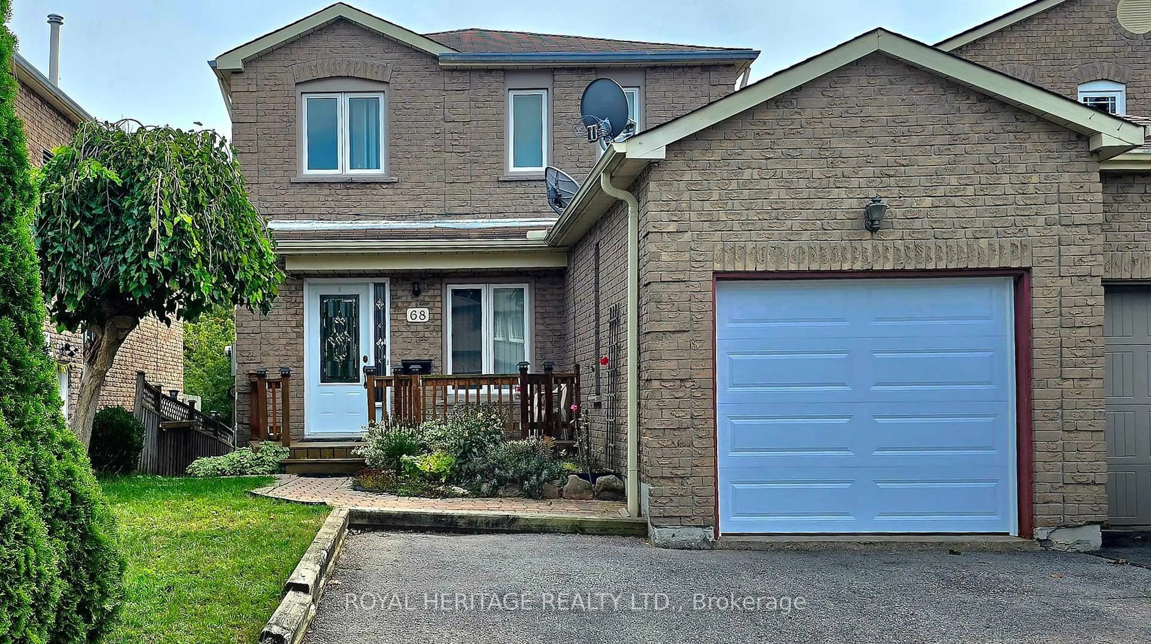 Home with brick exterior material, street for 68 Cluett Dr, Ajax Ontario L1S 7G3