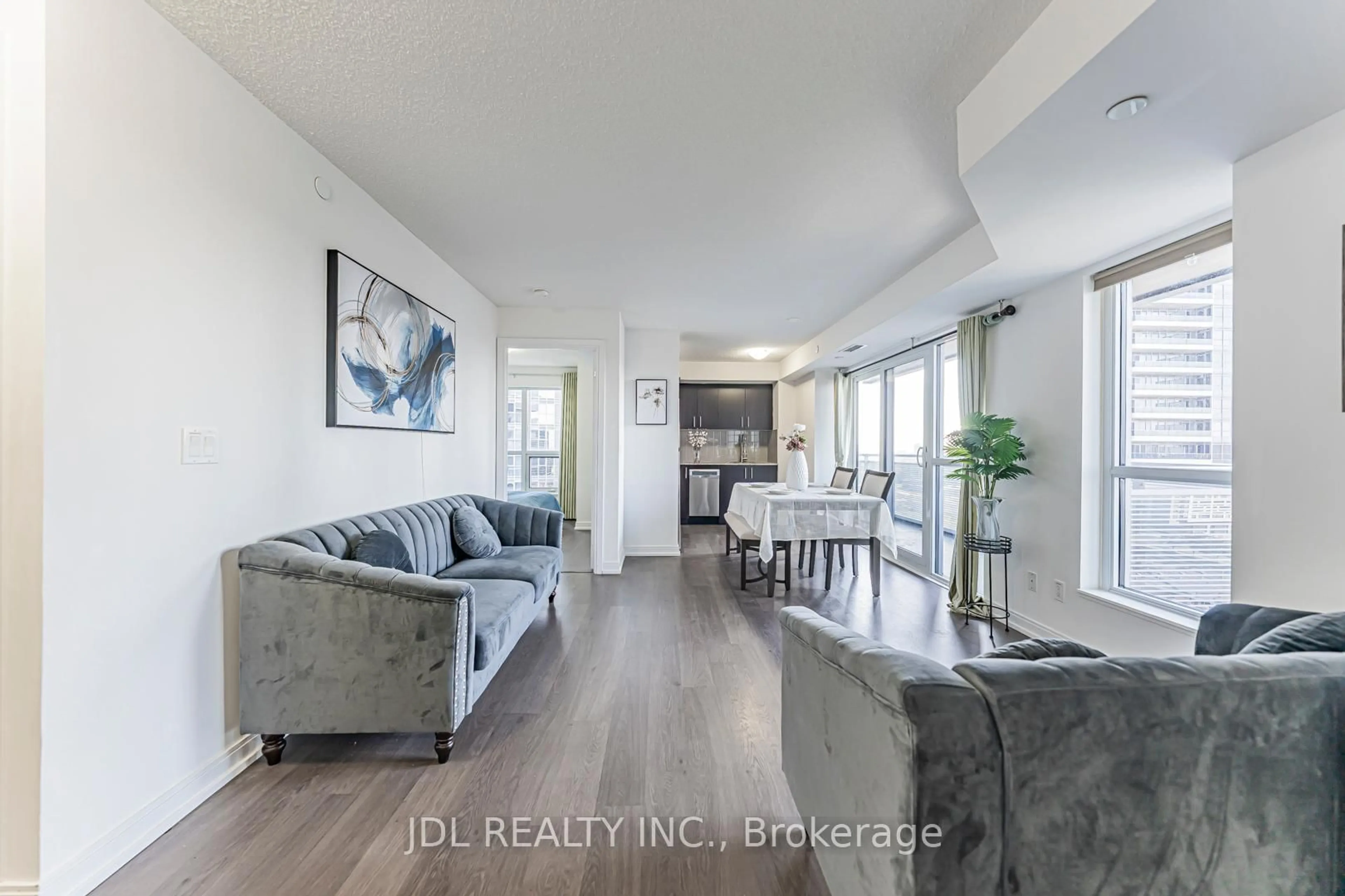 Living room with furniture, unknown for 255 Village Green Sq #1402, Toronto Ontario M1S 0L3
