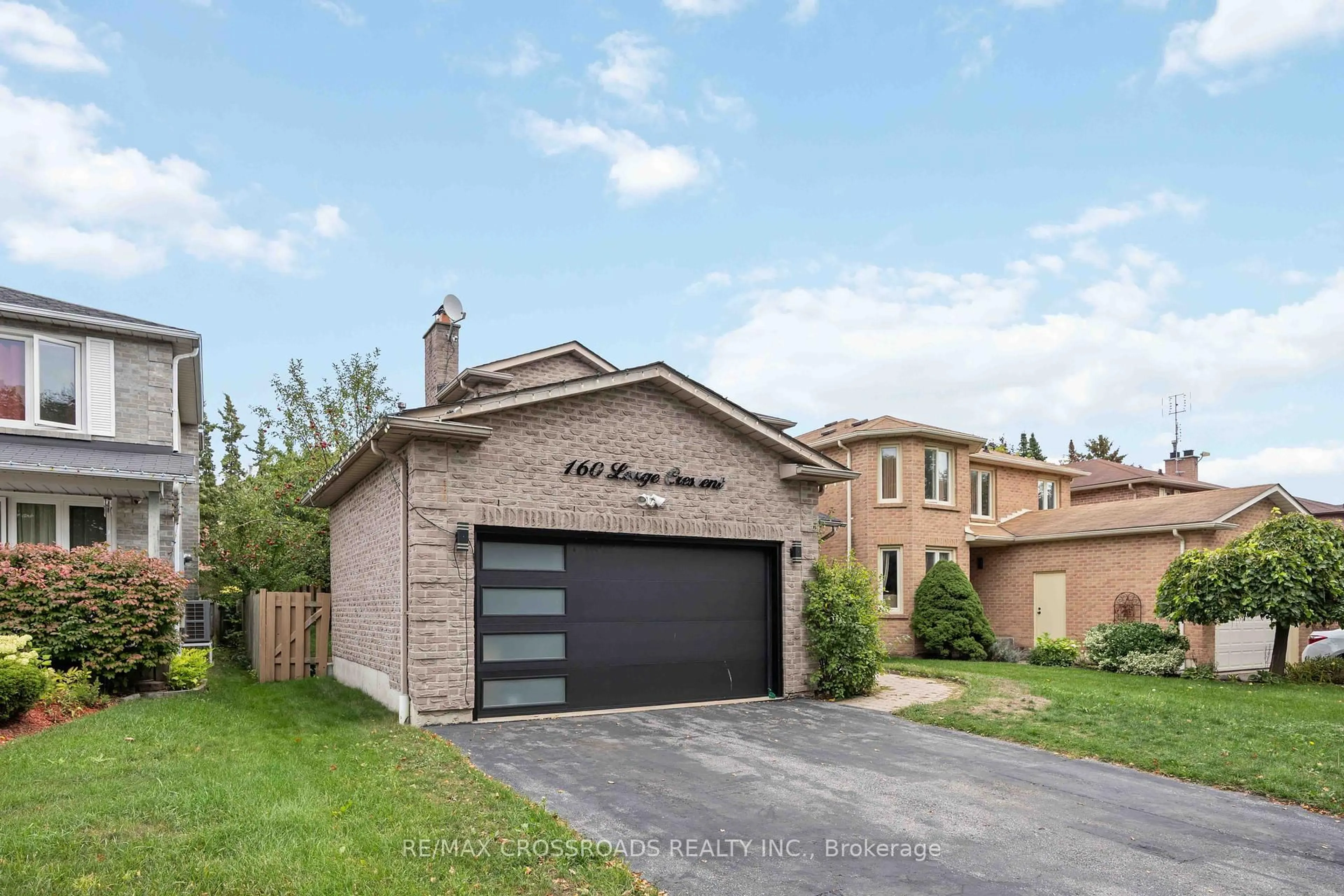 Home with brick exterior material, street for 160 Large Cres, Ajax Ontario L1T 2S4