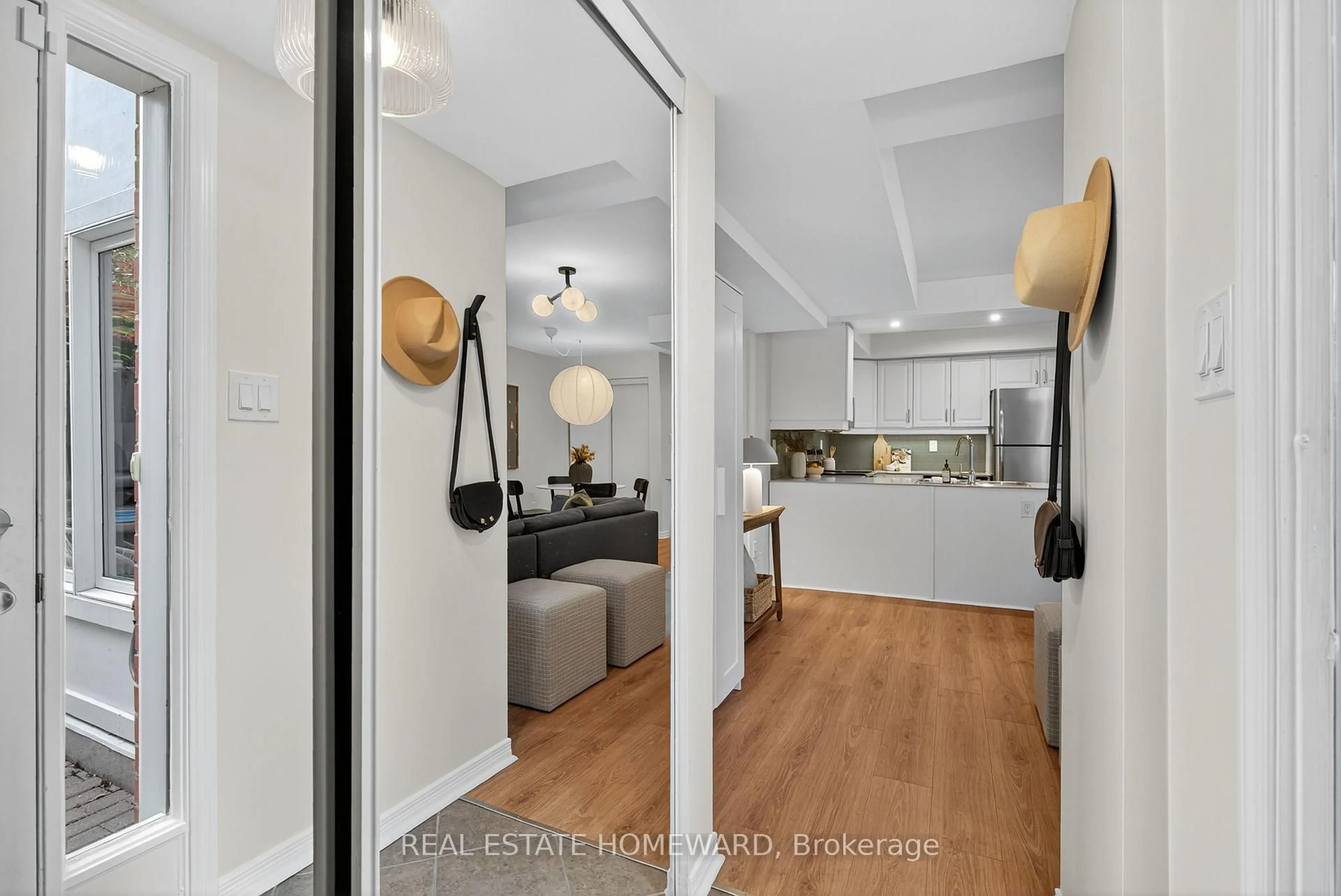 Indoor entryway for 11 Frances Loring Lane #1, Toronto Ontario M4M 3E8
