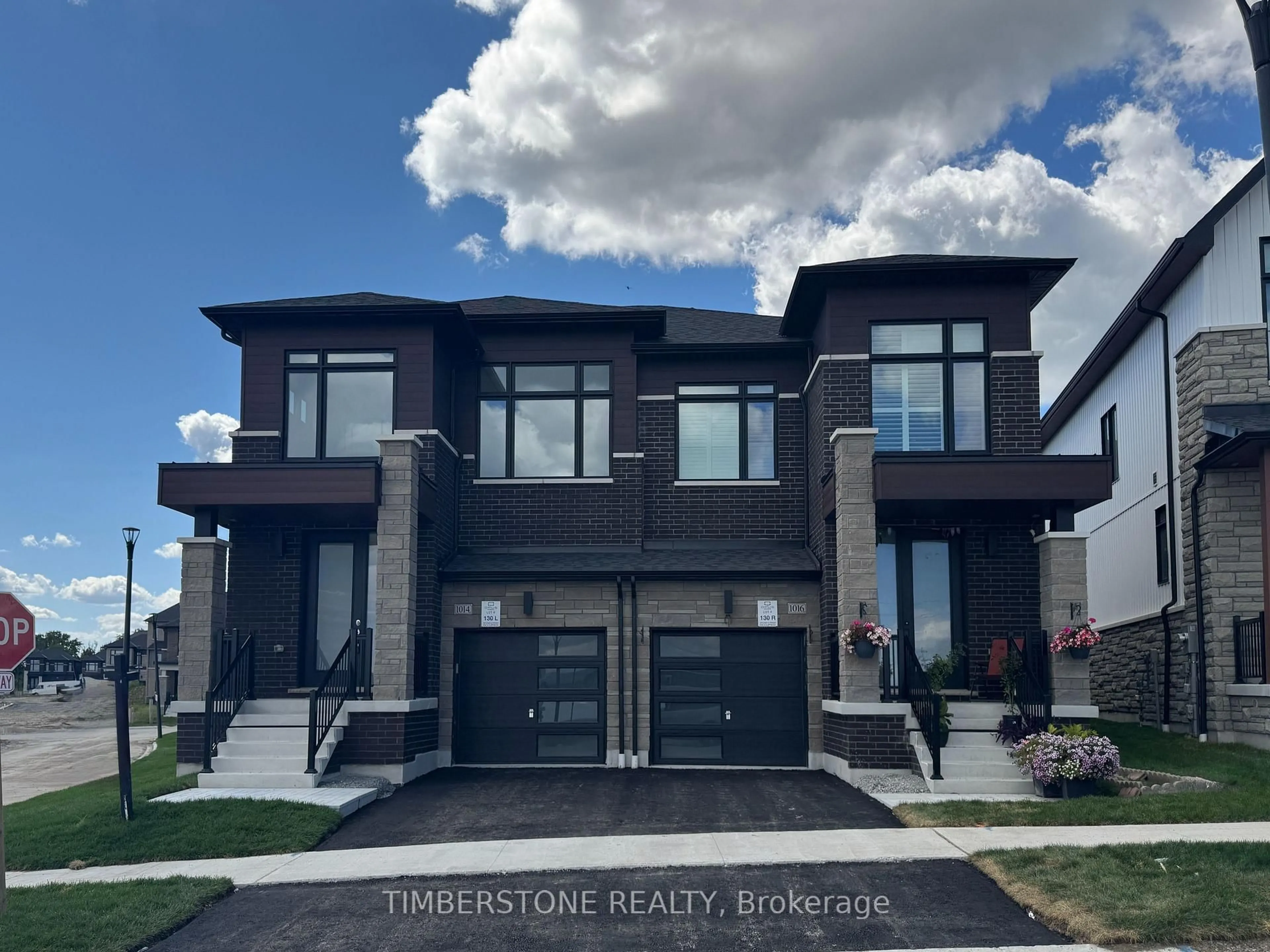 Home with brick exterior material, street for 1014 Valhalla Terr, Pickering Ontario L1X 0P8