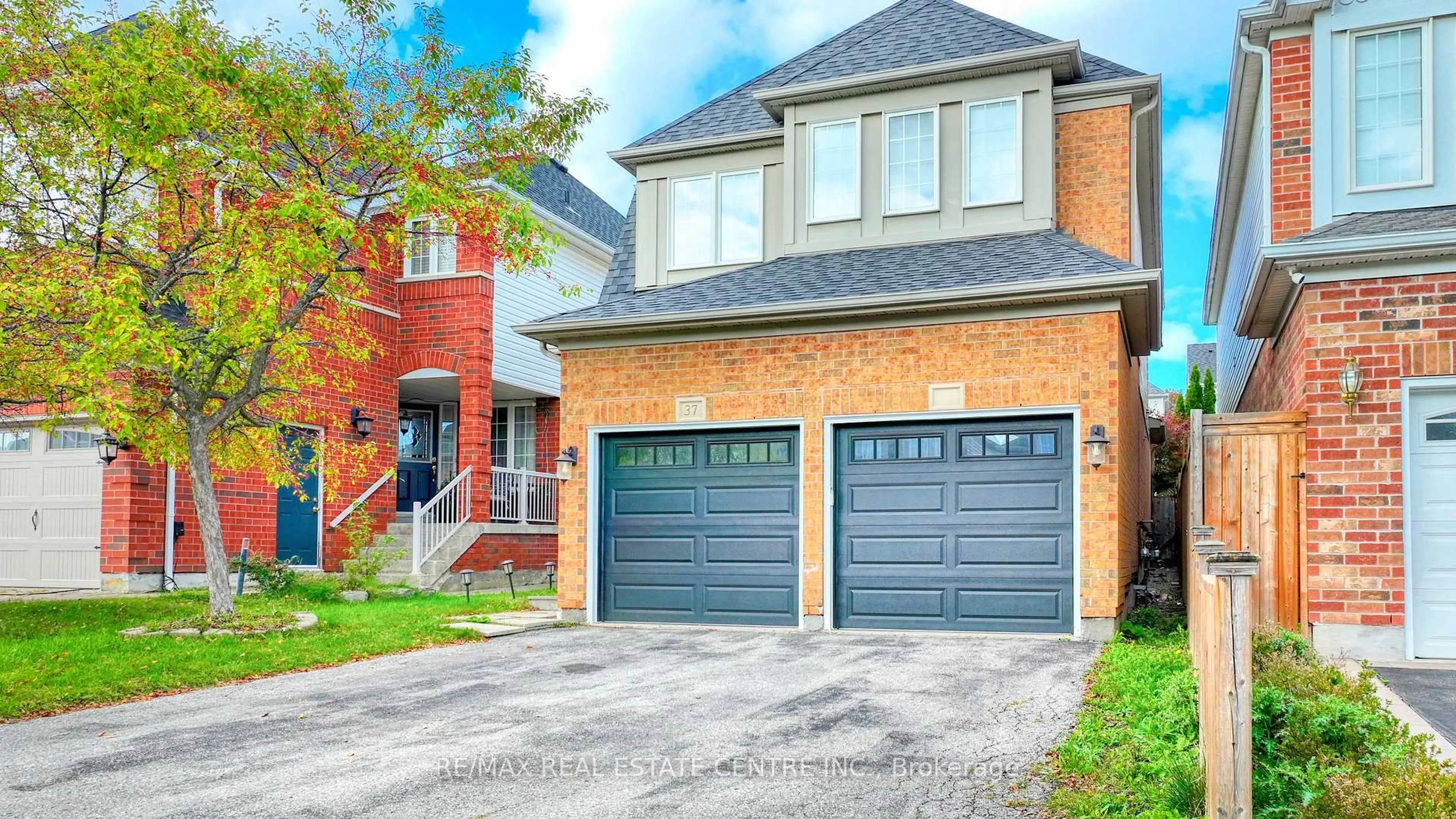 Home with brick exterior material, street for 37 Shenandoah Dr, Whitby Ontario L1P 1S9