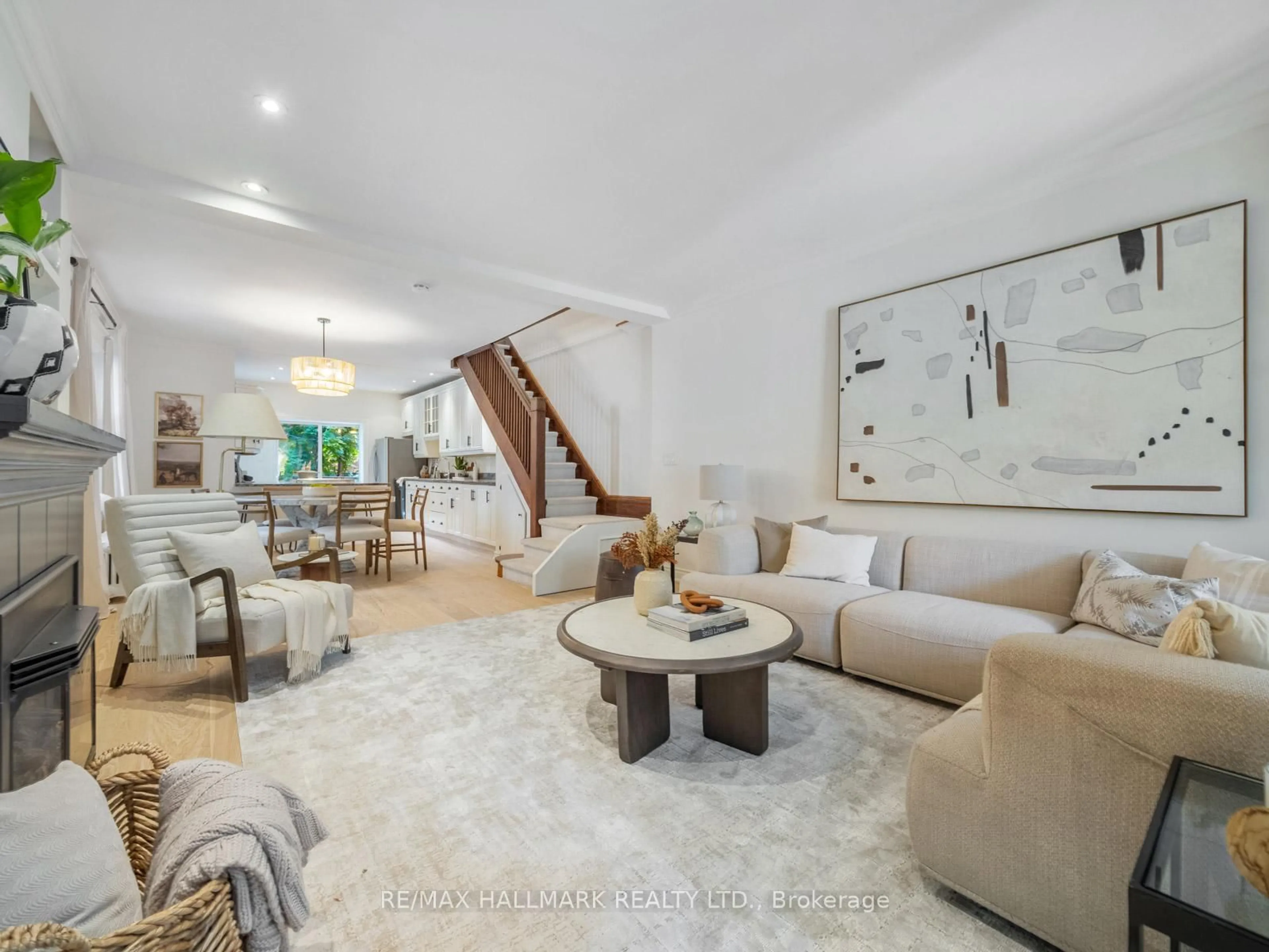 Living room with furniture, unknown for 97 Bowmore Rd, Toronto Ontario M4L 3J1