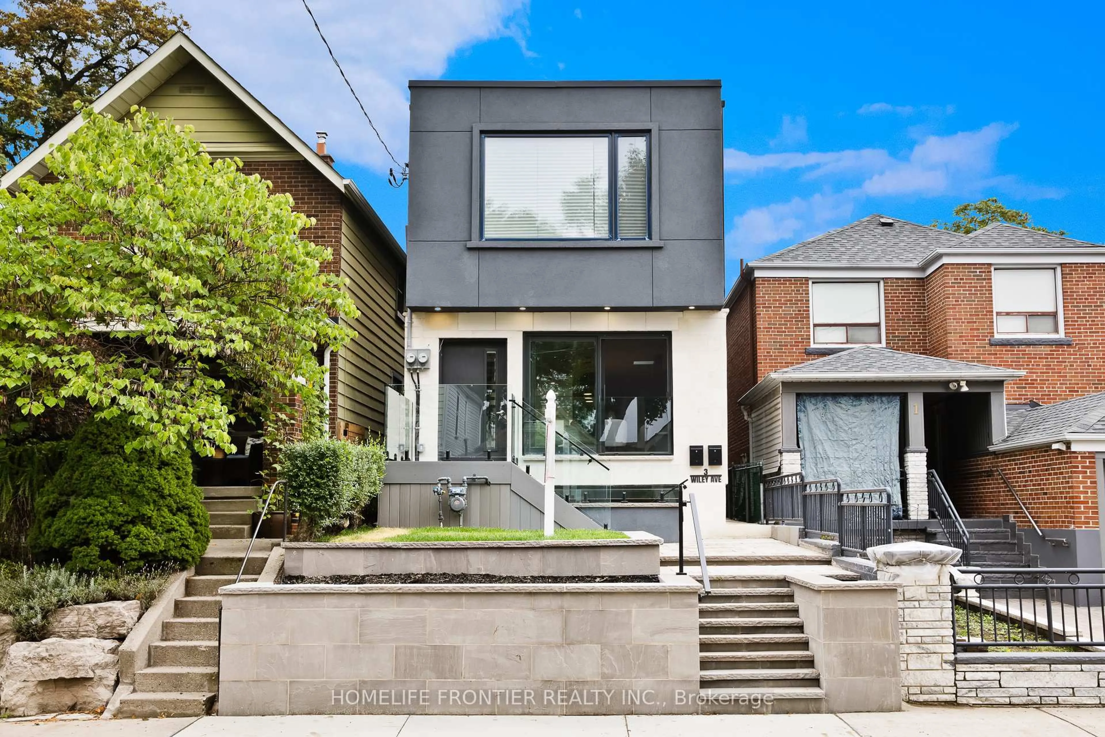 Home with brick exterior material, street for 3 Wiley Ave, Toronto Ontario M4J 3W3