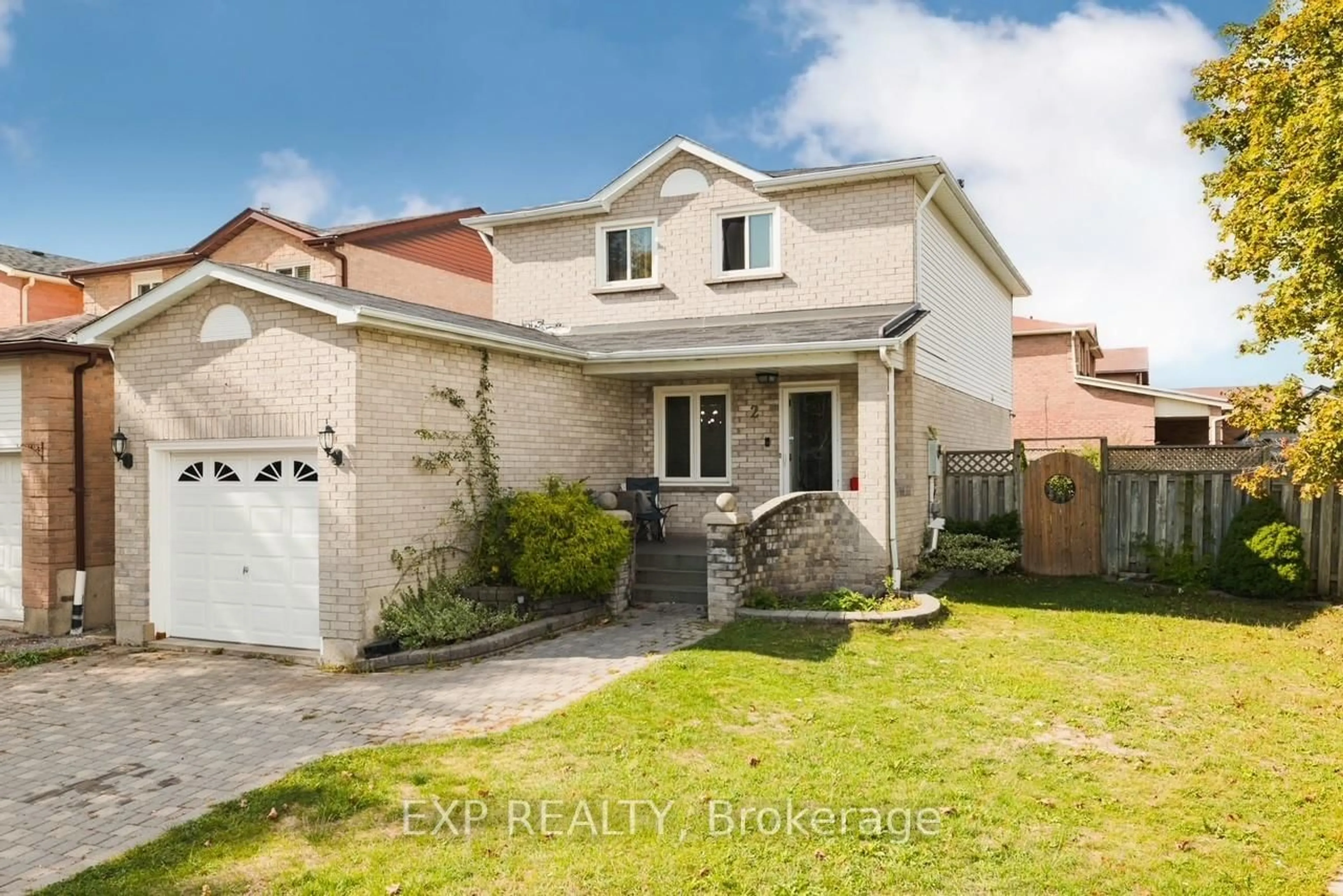 A pic from outside/outdoor area/front of a property/back of a property/a pic from drone, street for 2 Blackburn Cres, Ajax Ontario L1S 5Z2