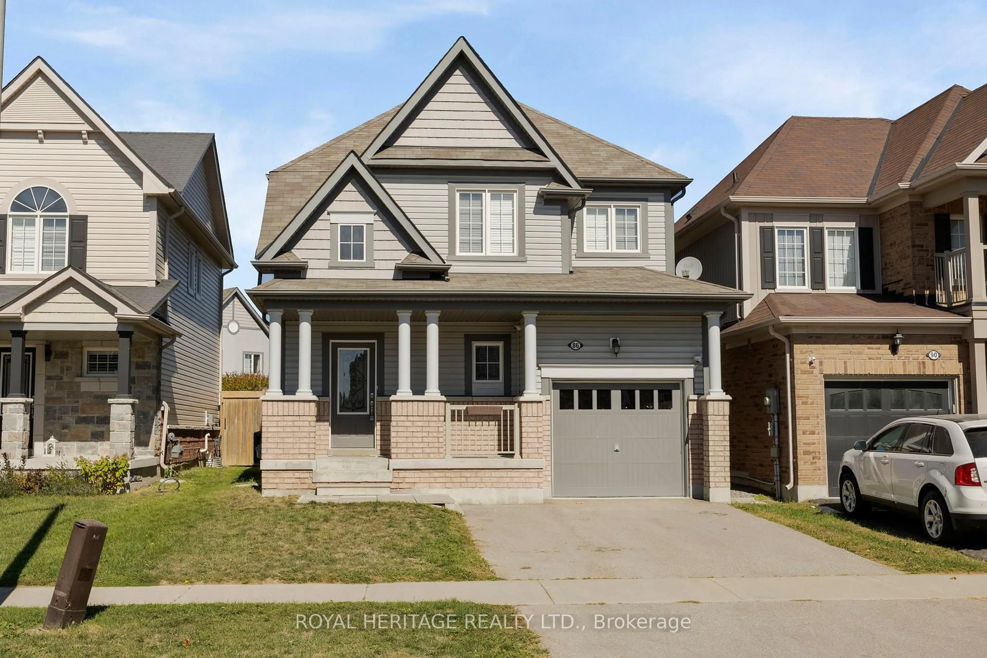 Home with brick exterior material, street for 86 Northglen Blvd, Clarington Ontario L1C 0R2