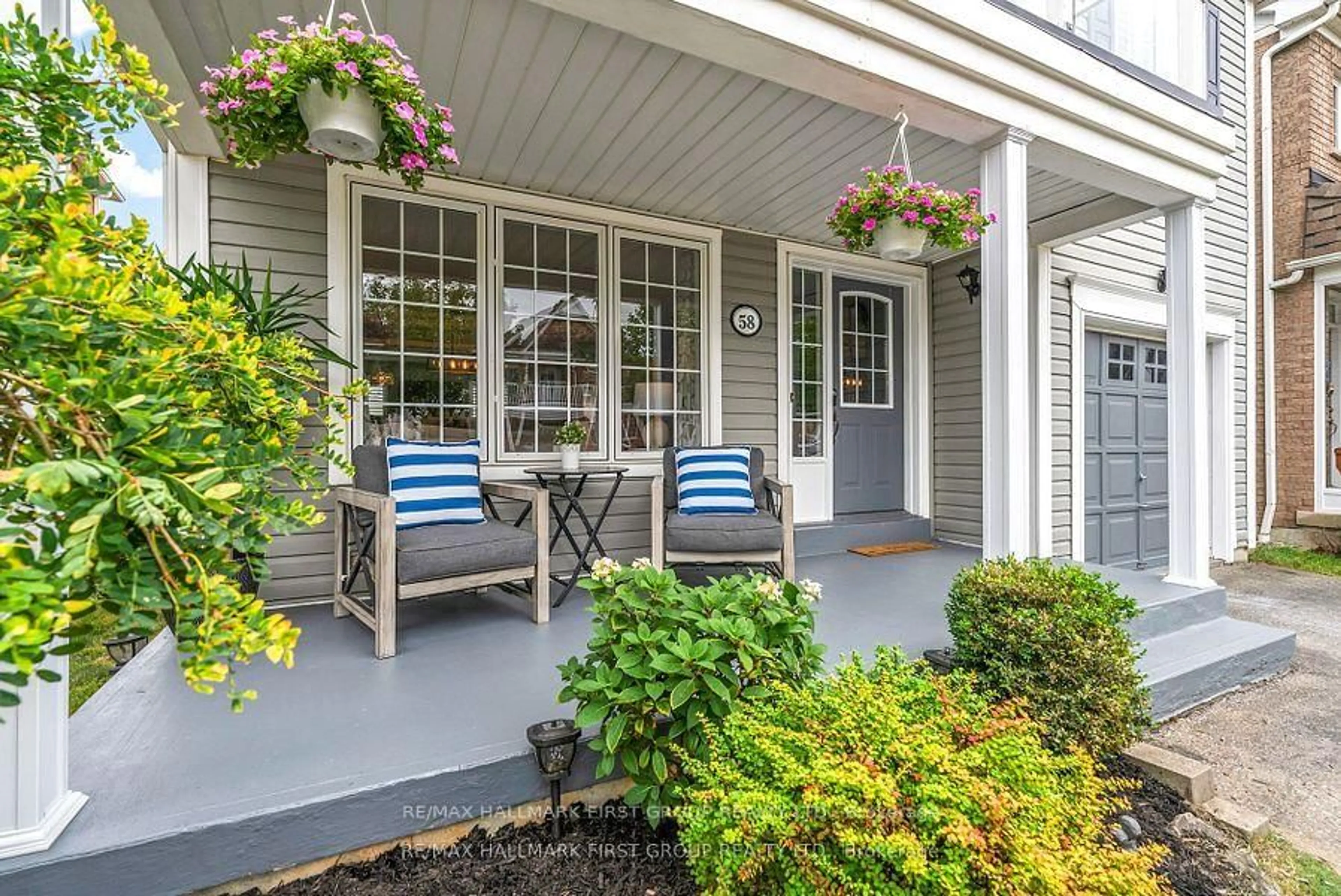 Patio, street for 58 Moynahan Cres, Ajax Ontario L1Z 1P1
