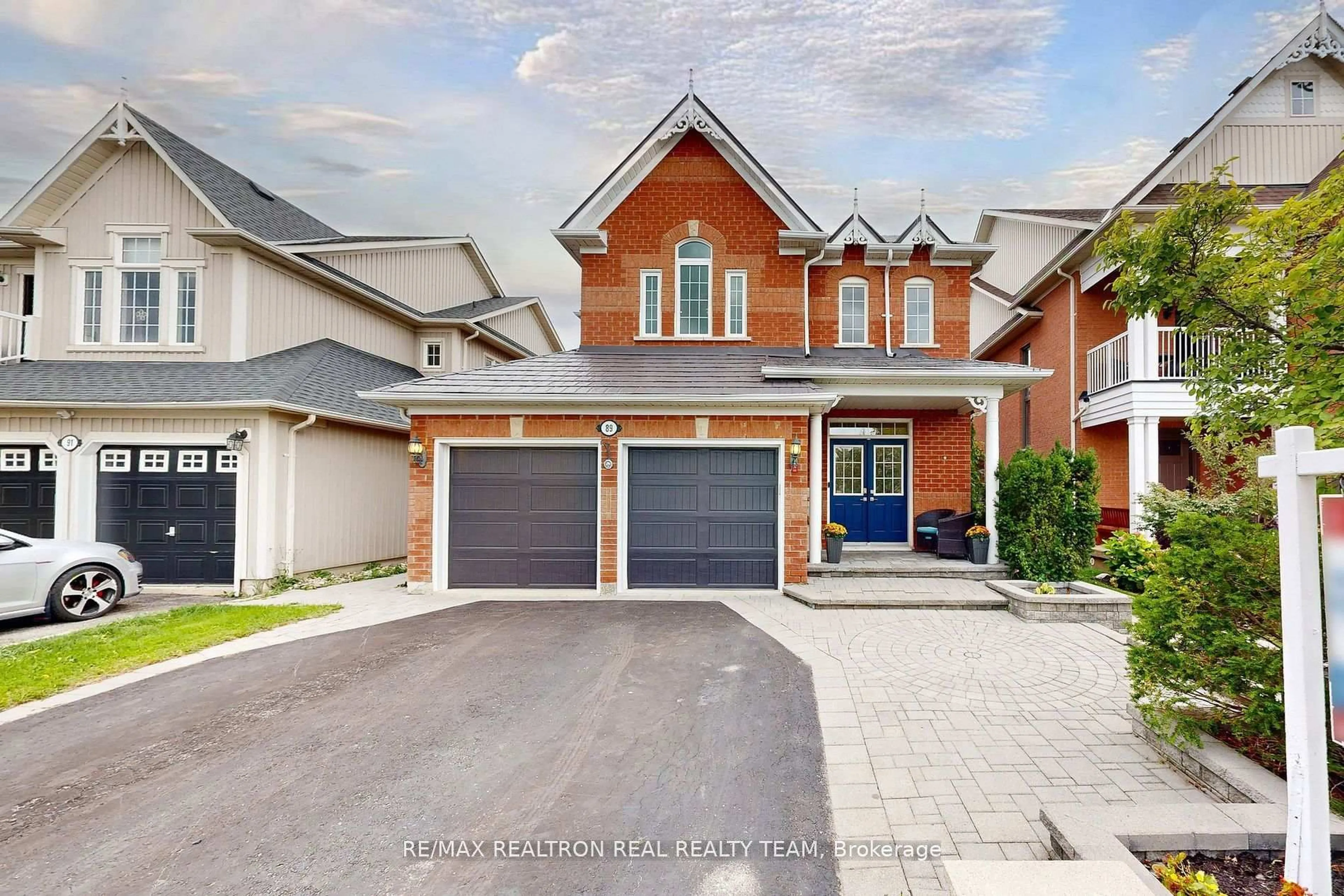 Home with brick exterior material, street for 89 Cachet Blvd, Whitby Ontario L1M 2E2