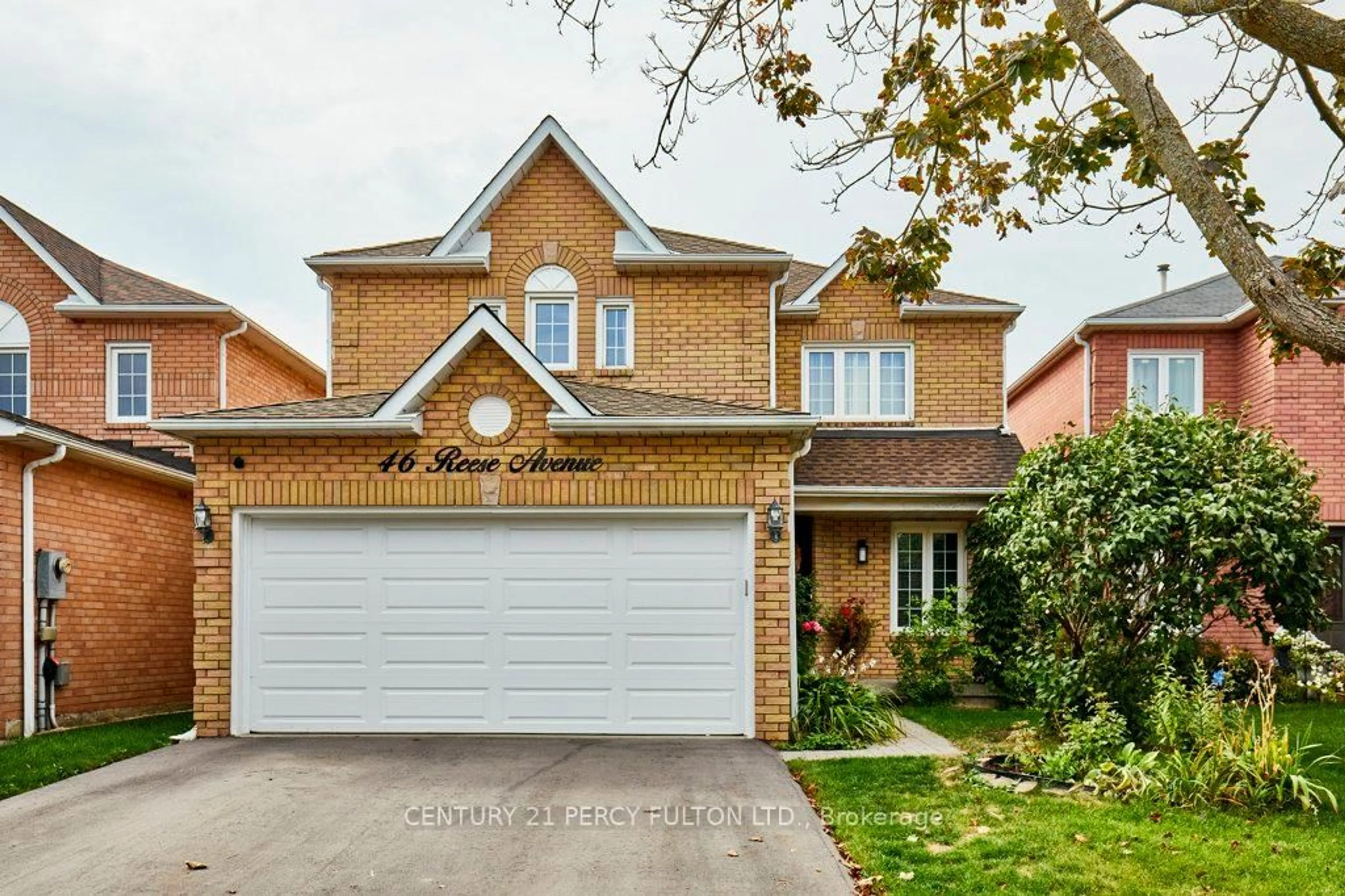Home with brick exterior material, street for 46 Reese Ave, Ajax Ontario L1T 3V8