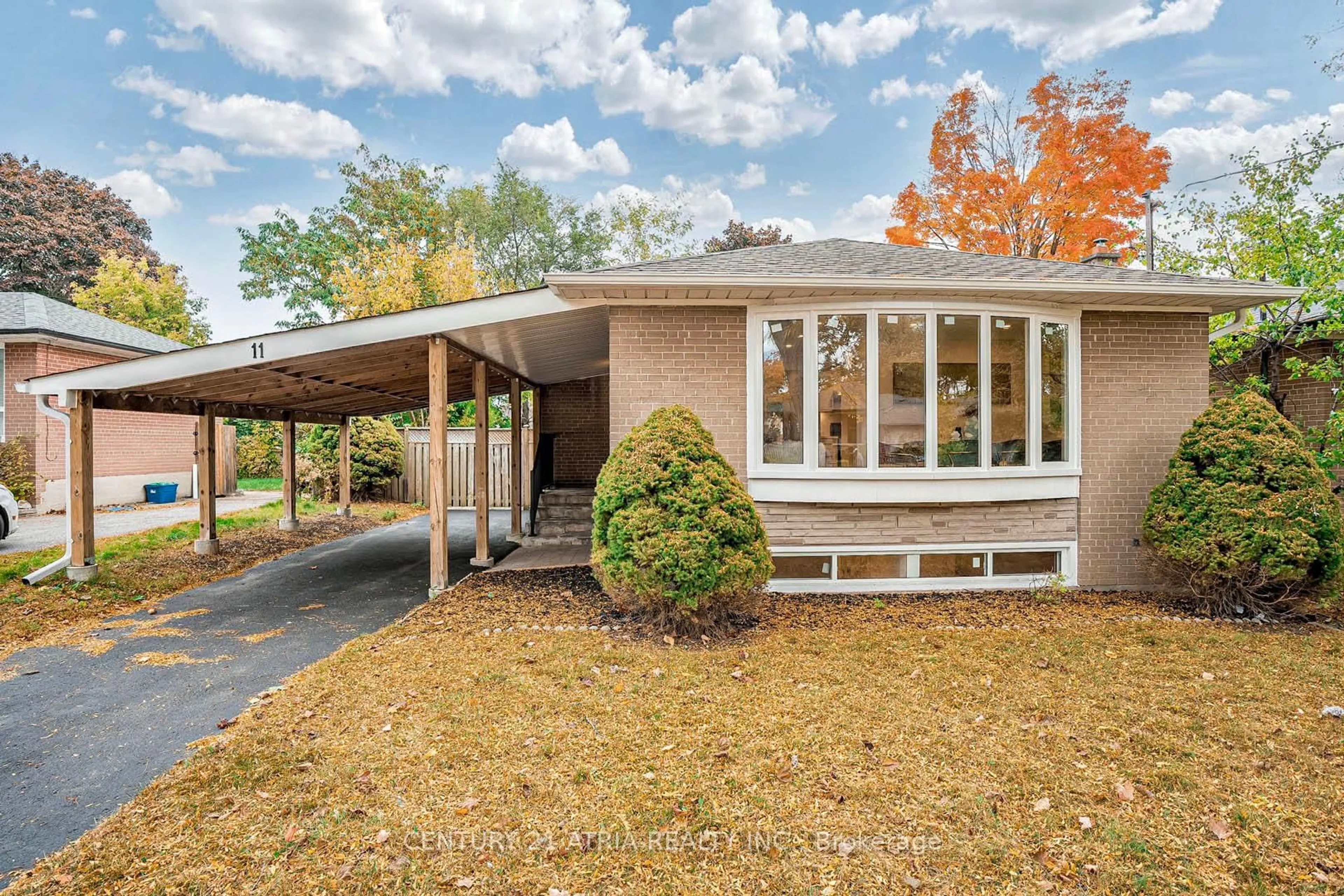 Home with brick exterior material, street for 11 Valia Rd, Toronto Ontario M1E 3V9