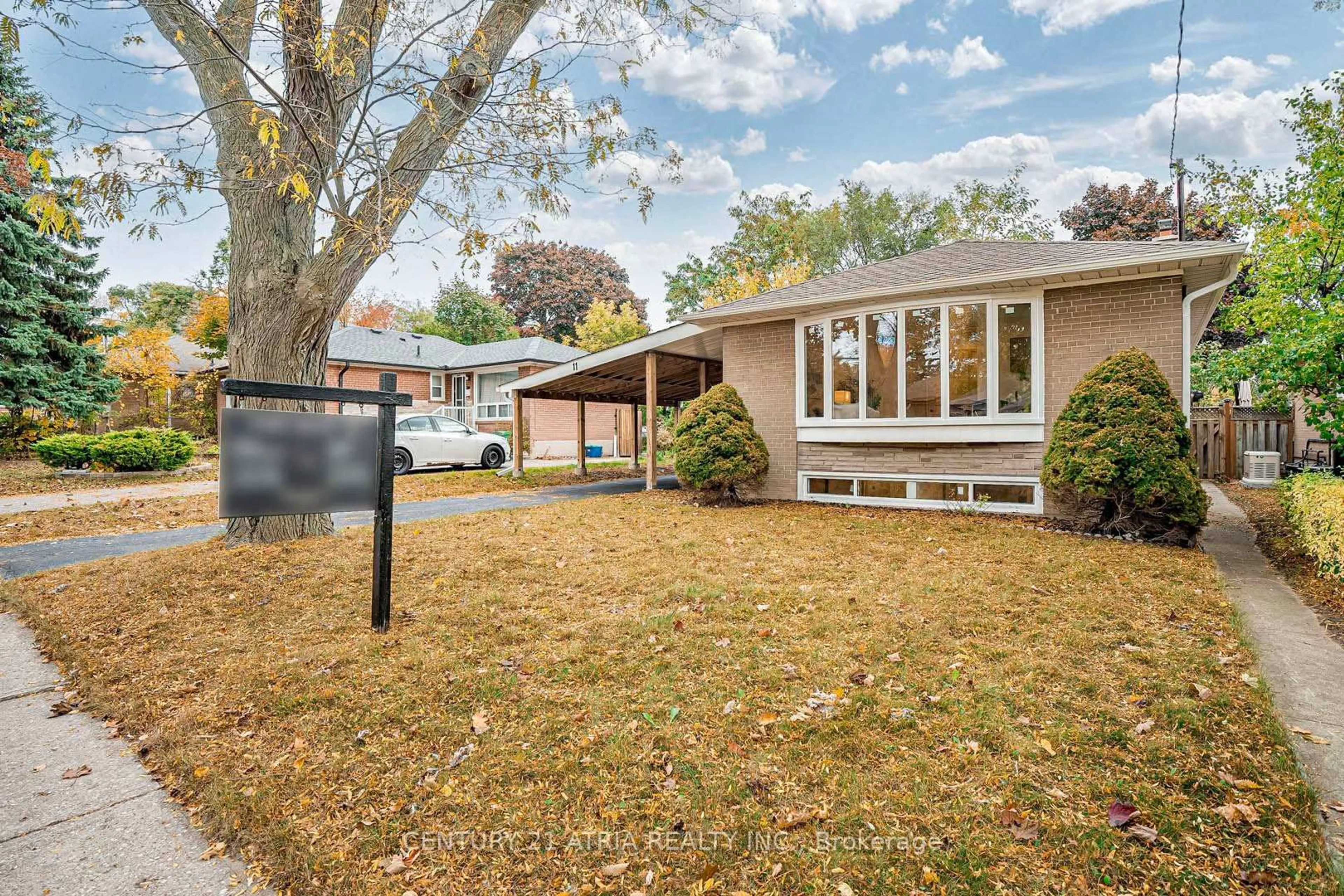 Home with vinyl exterior material, street for 11 Valia Rd, Toronto Ontario M1E 3V9