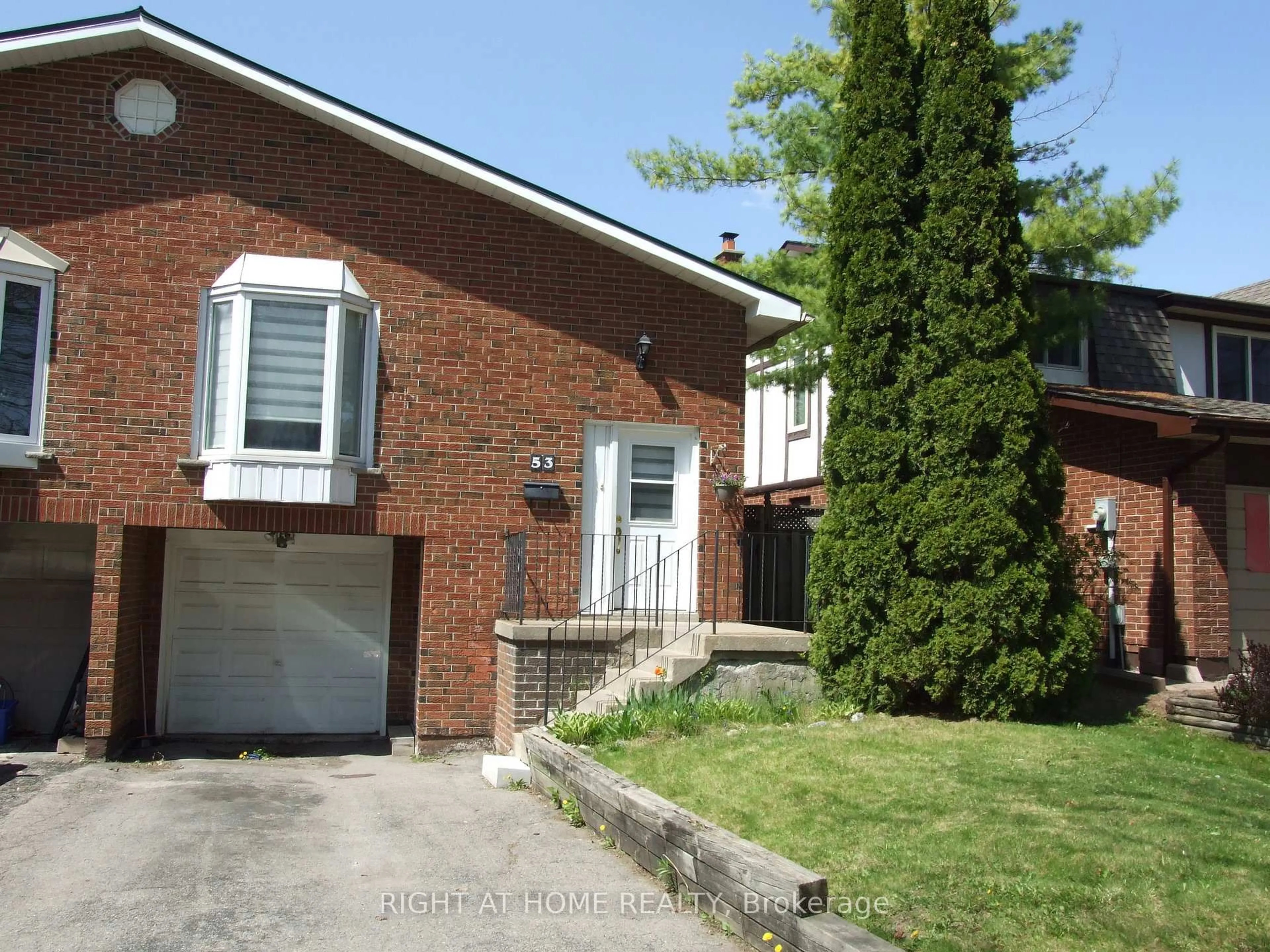Home with brick exterior material, street for 53 Renfield Cres, Whitby Ontario L1P 1B2