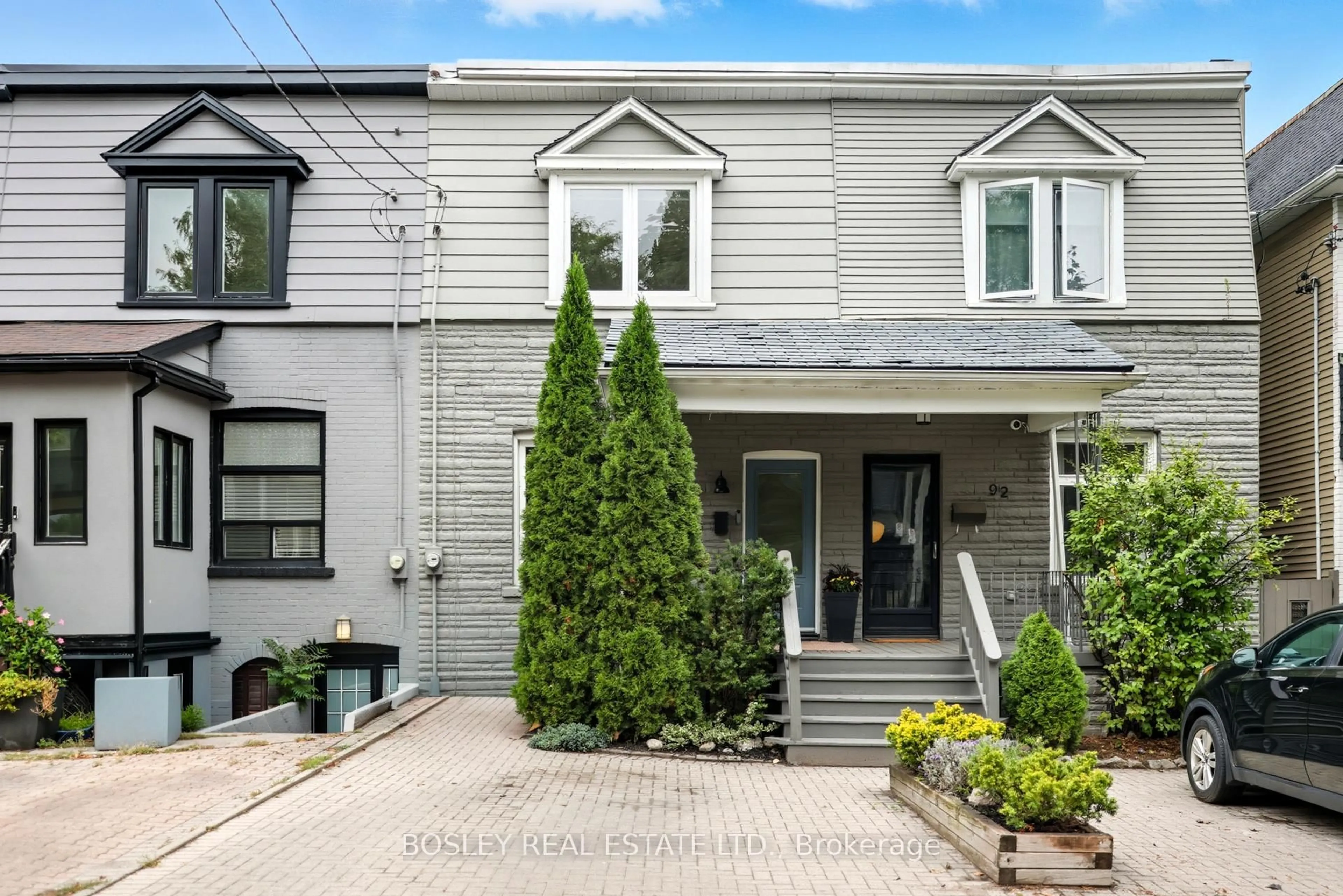 Home with brick exterior material, street for 90 Withrow Ave, Toronto Ontario M4K 1C9