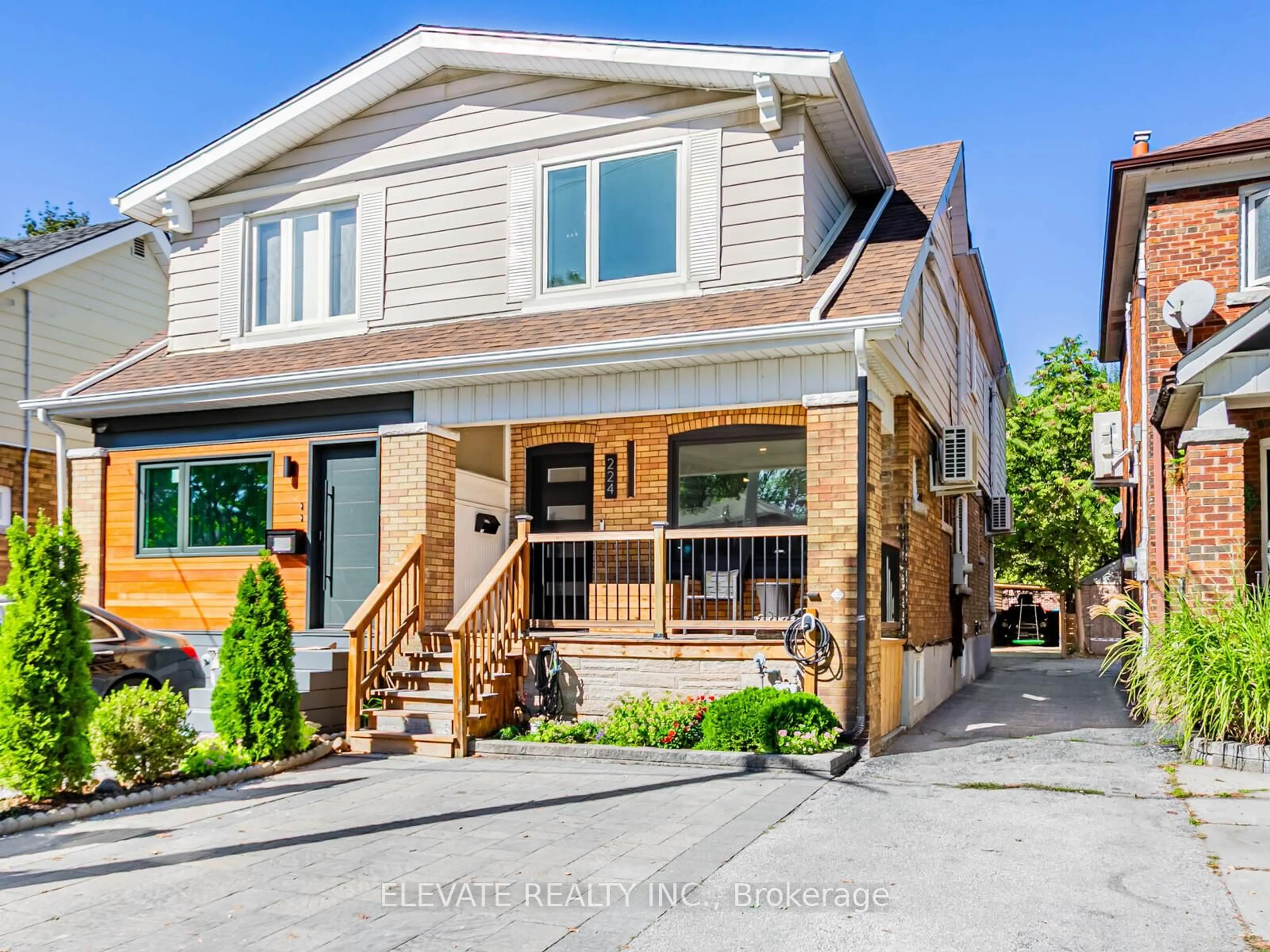 Home with brick exterior material, street for 224 Westwood Ave, Toronto Ontario M4J 2H4