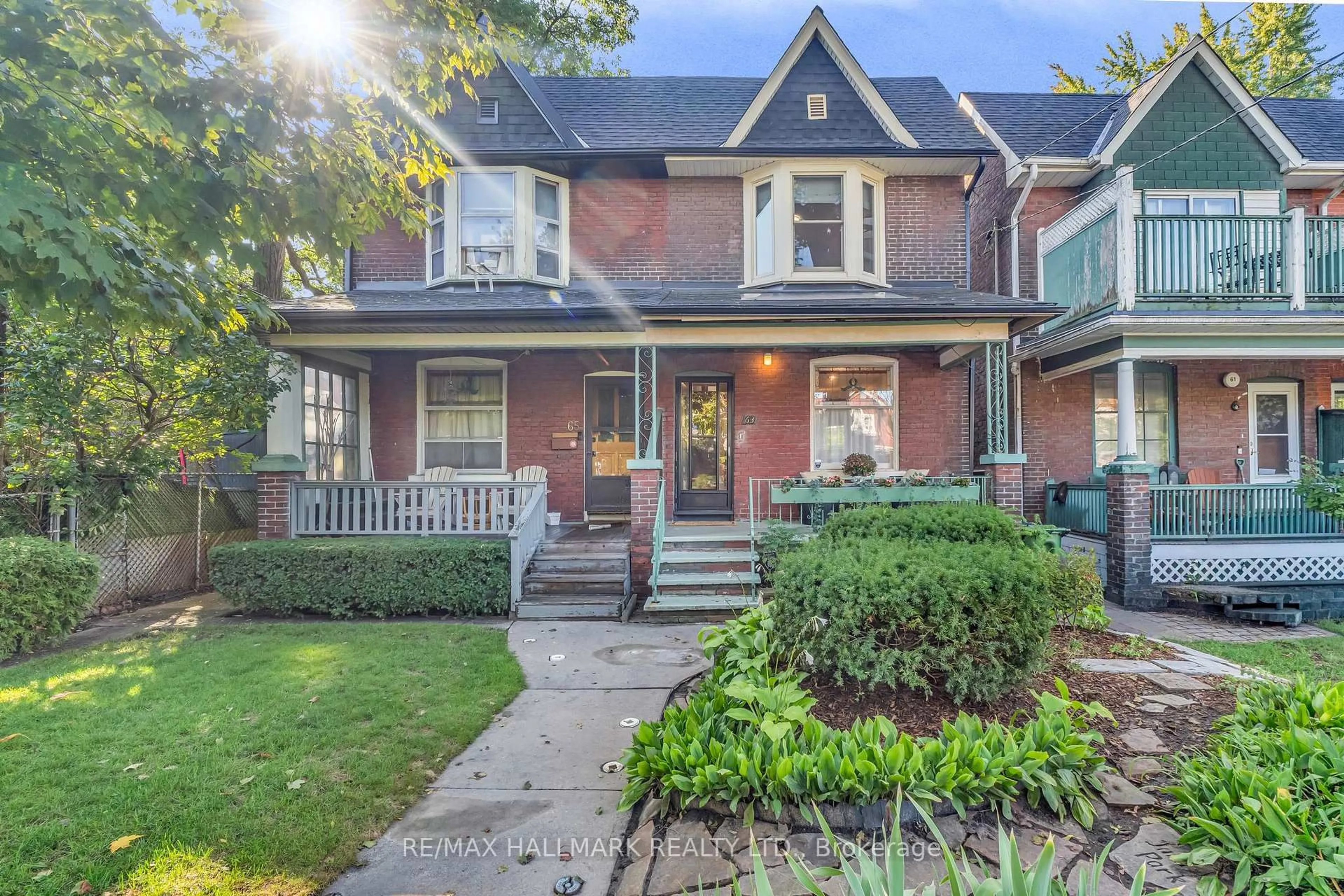 Home with brick exterior material, street for 63 Eastmount Ave, Toronto Ontario M4K 1V2