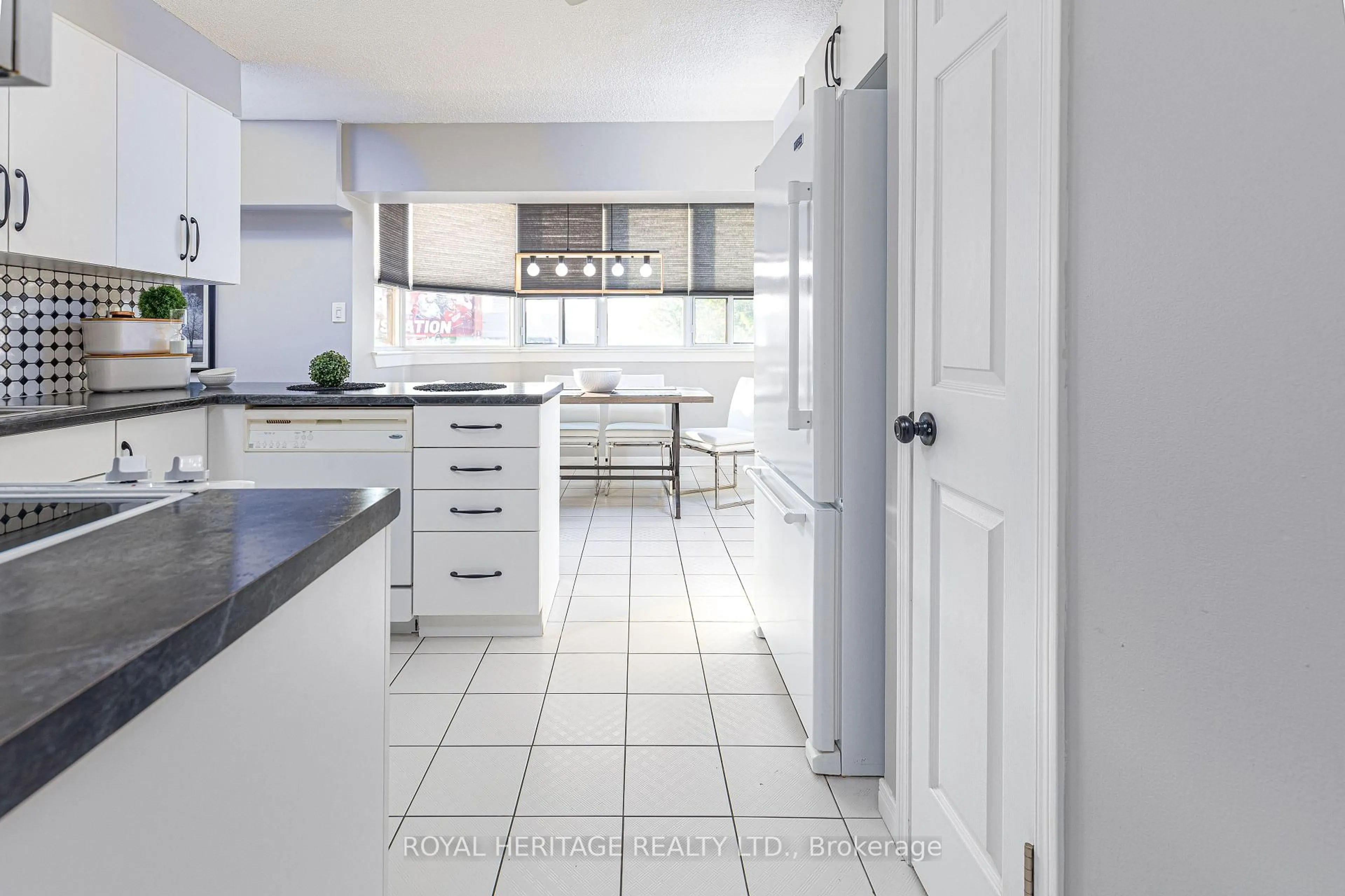 Contemporary kitchen, ceramic/tile floor for 80 Athol St, Oshawa Ontario L1H 8B7