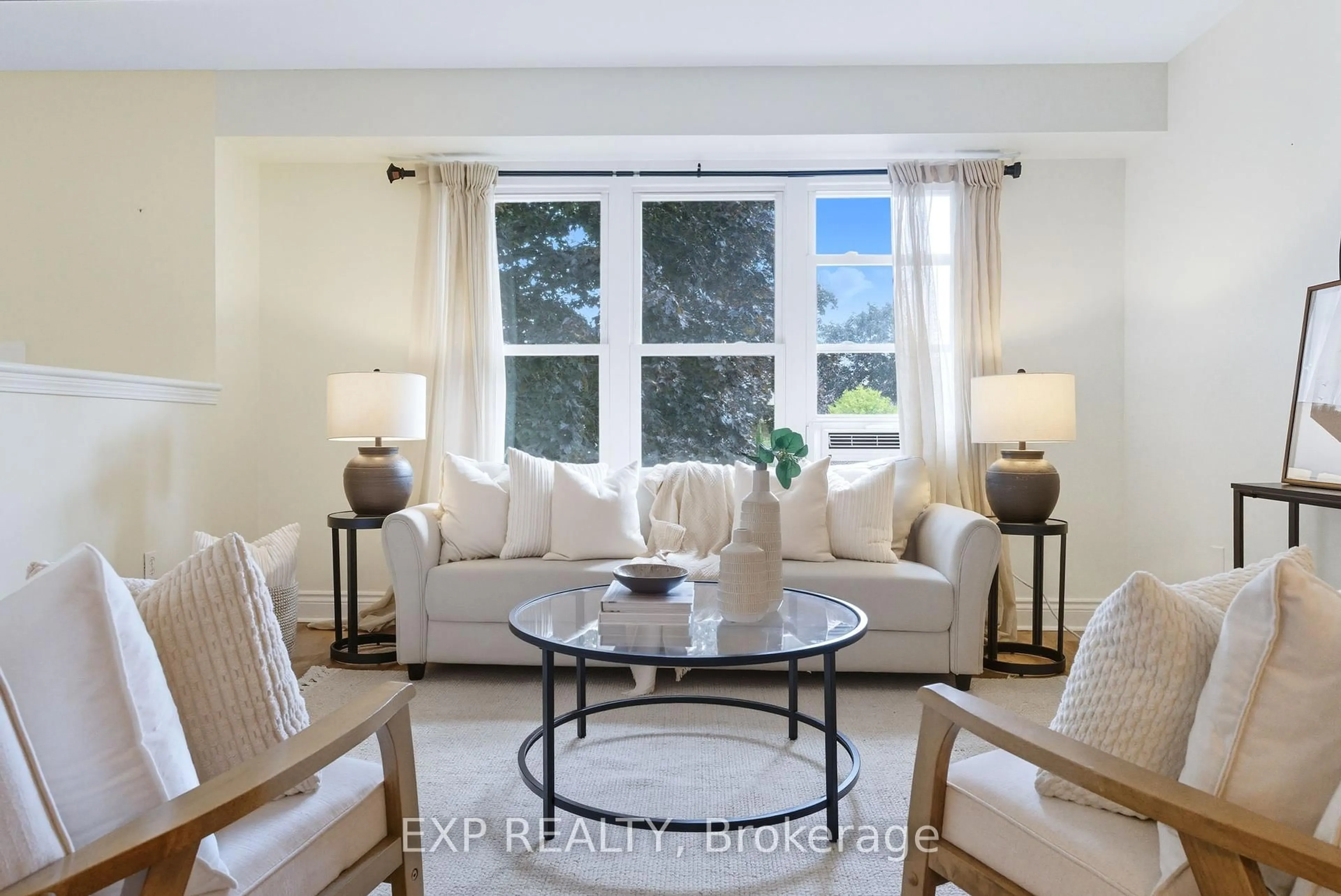 Living room with furniture, ceramic/tile floor for 236 Northminster Crt, Oshawa Ontario L1G 7M6