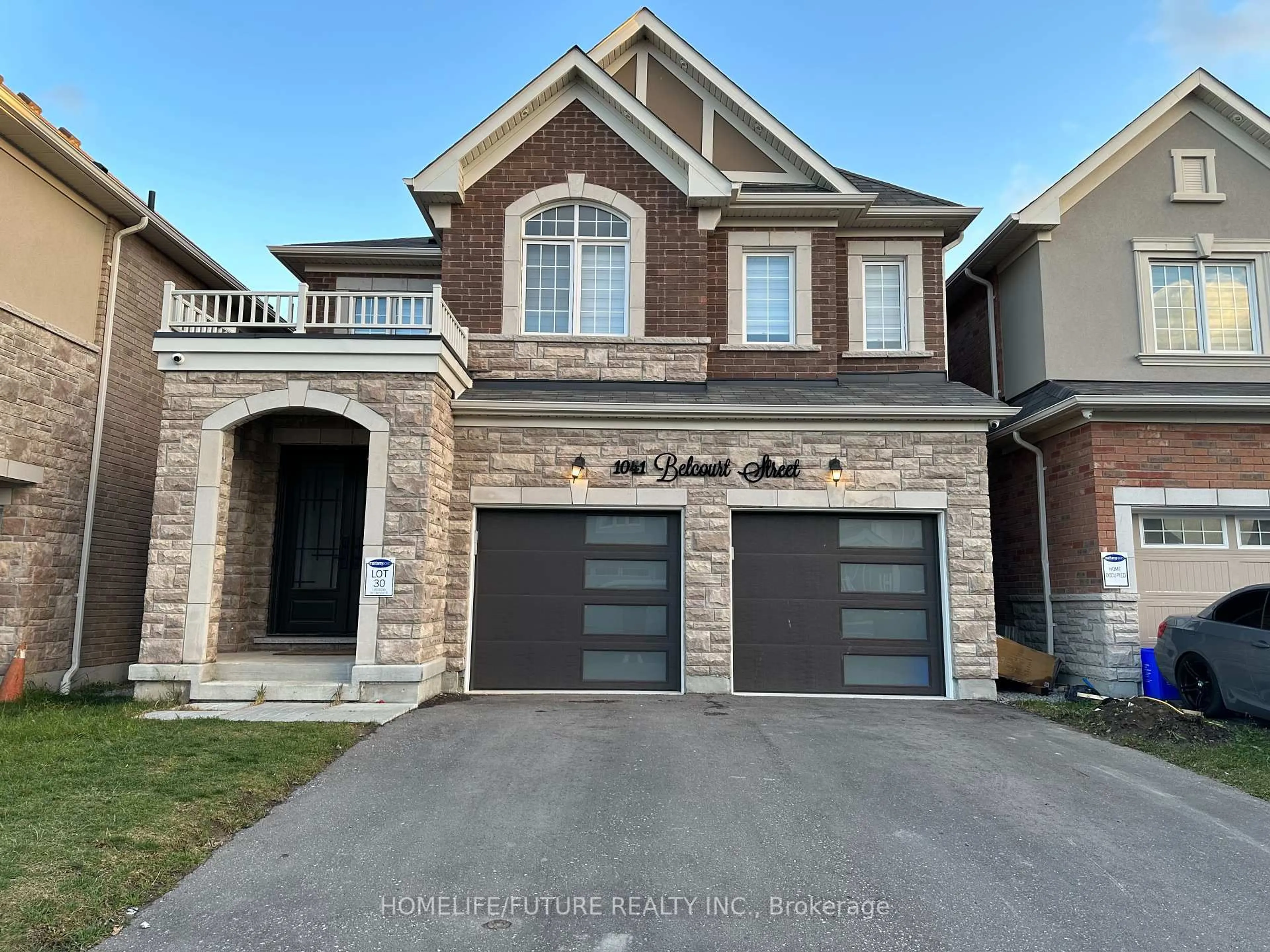 Home with brick exterior material, street for 1041 Belcourt St, Pickering Ontario L1X 2R2