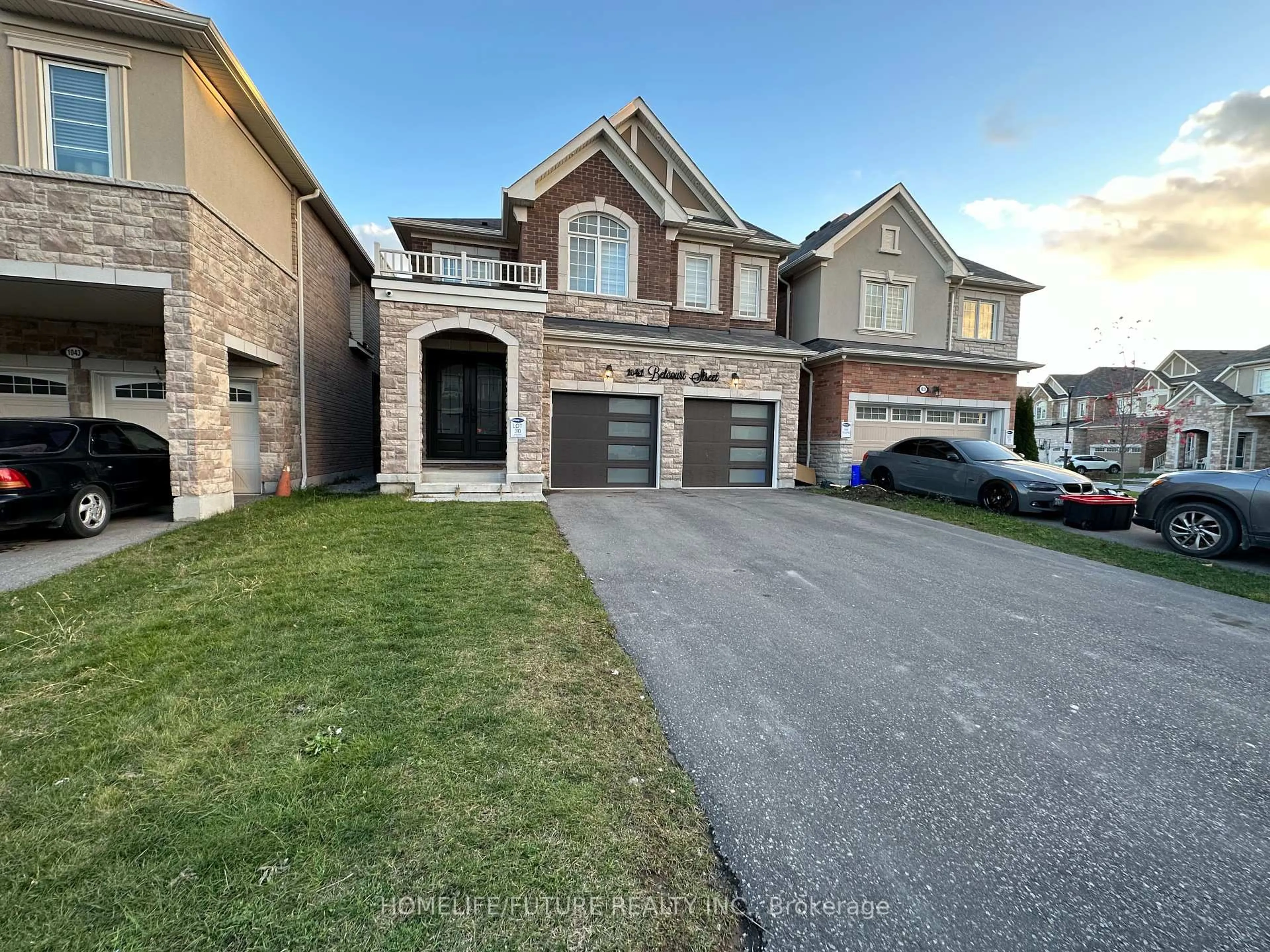Home with brick exterior material, street for 1041 Belcourt St, Pickering Ontario L1X 2R2