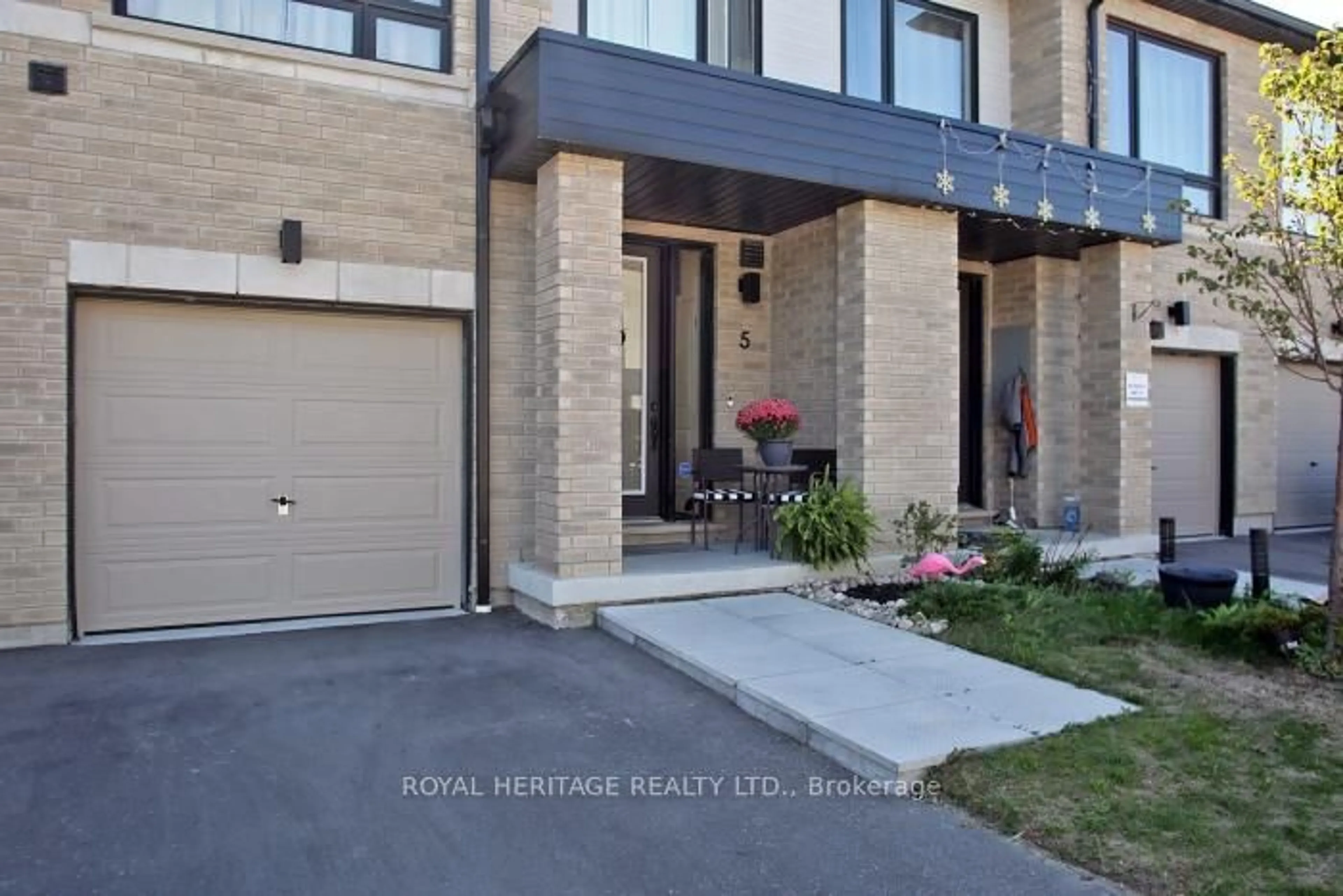 Home with brick exterior material, street for 5 Klein Way, Whitby Ontario L1R 0S6