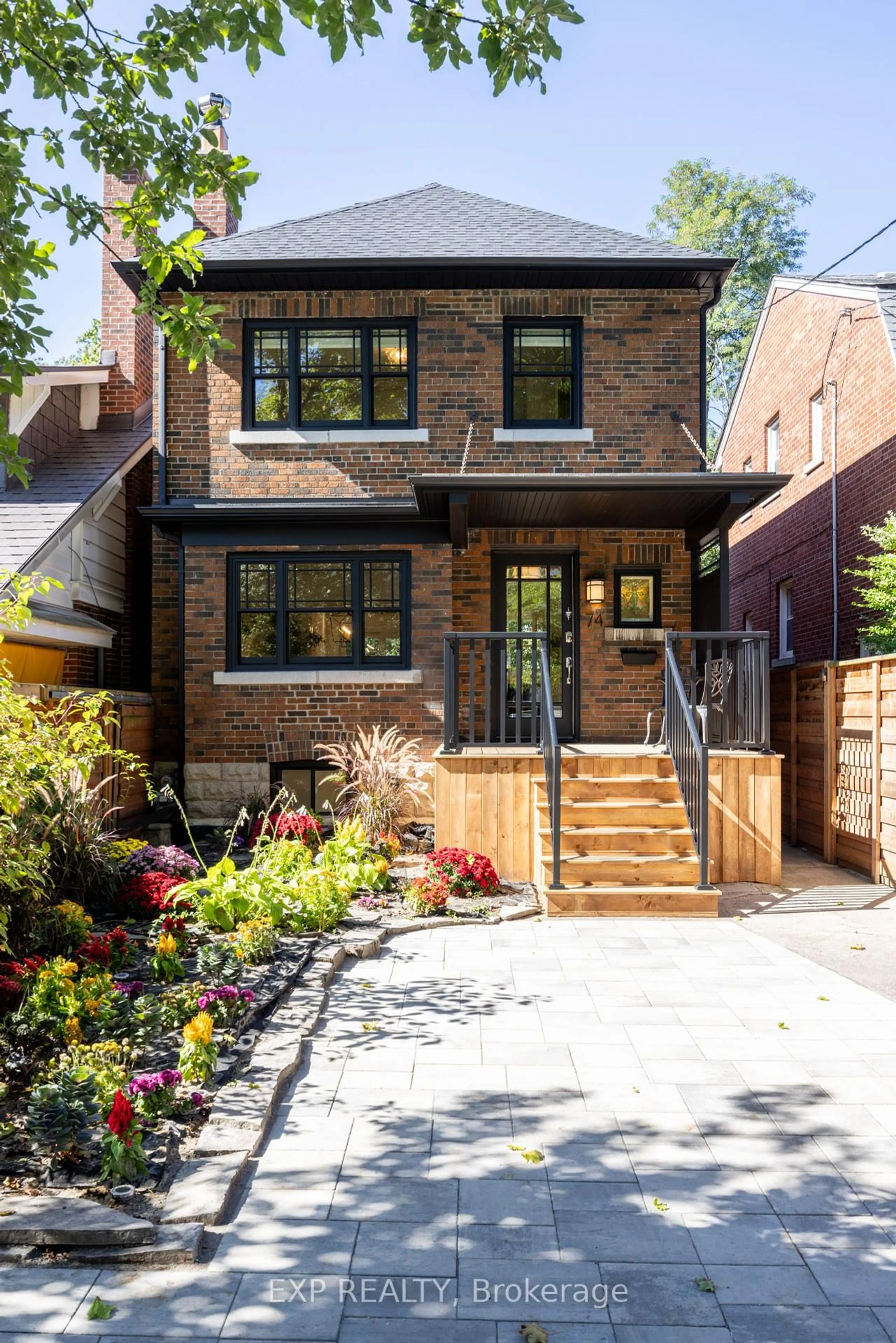Home with brick exterior material, street for 74 Willow Ave, Toronto Ontario M4E 3K2