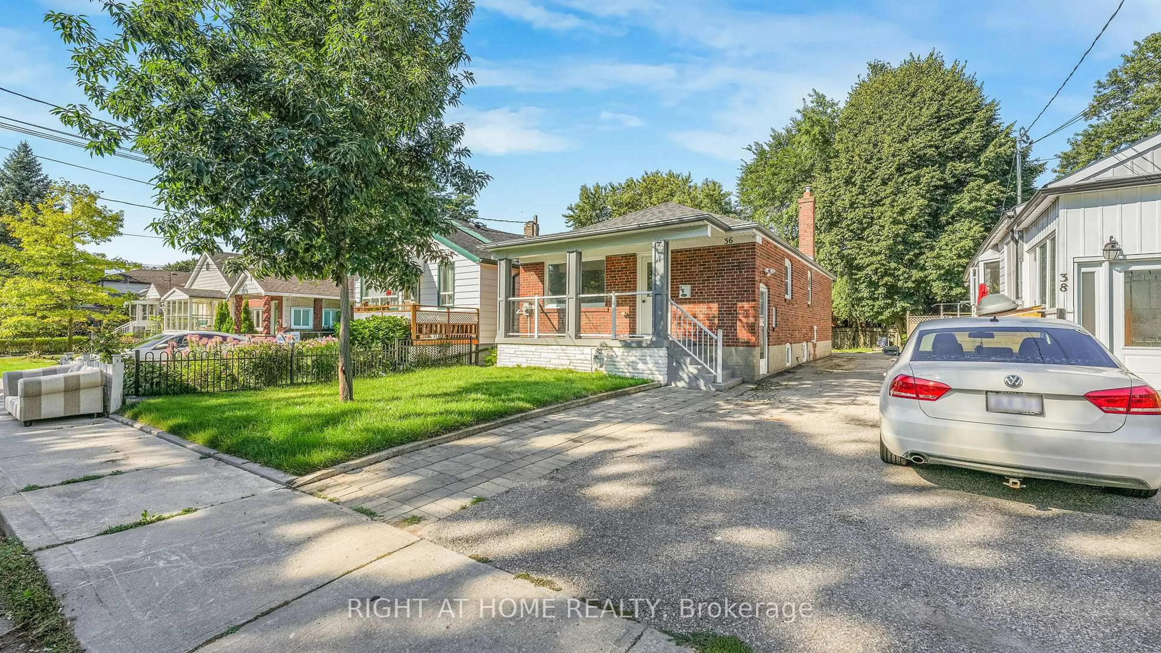 Home with brick exterior material, street for 36 Vanbrugh Ave, Toronto Ontario M1N 3S9