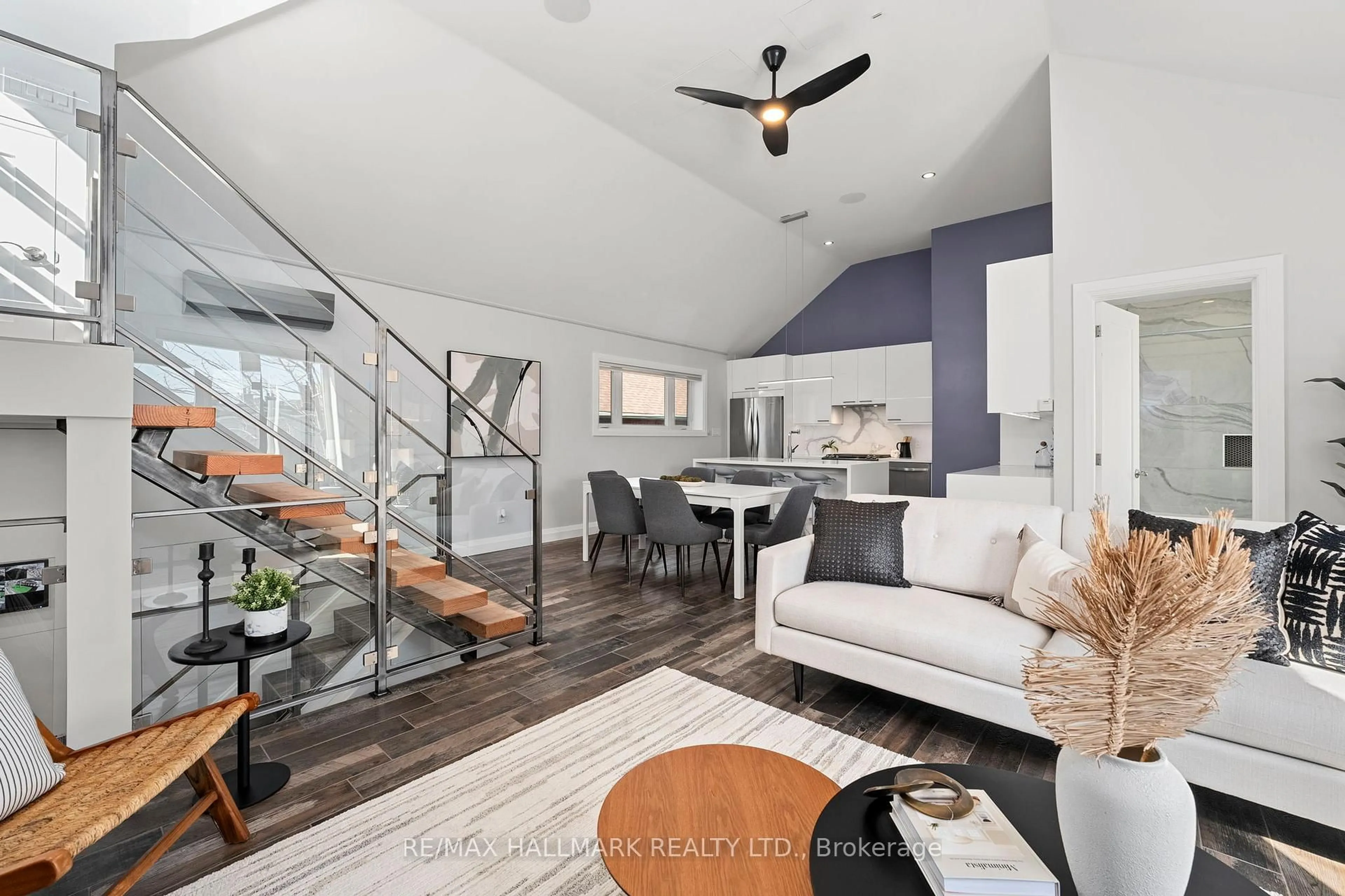 Living room with furniture, unknown for 272&276 King Edward Ave, Toronto Ontario M4C 0A8