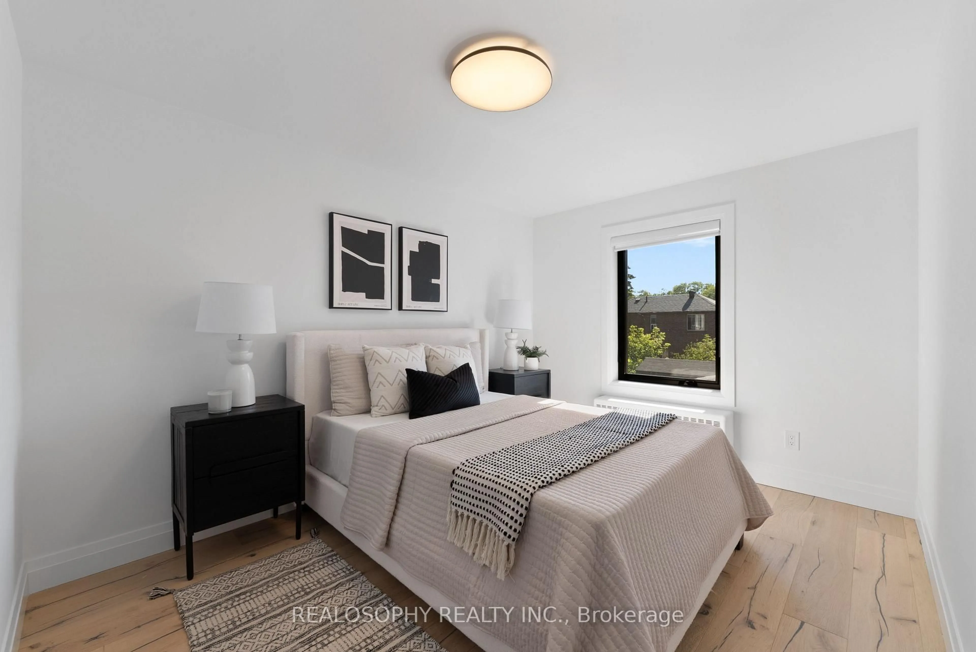 Bedroom with bed, unknown for 69 Wallington Ave, Toronto Ontario M4C 2N2