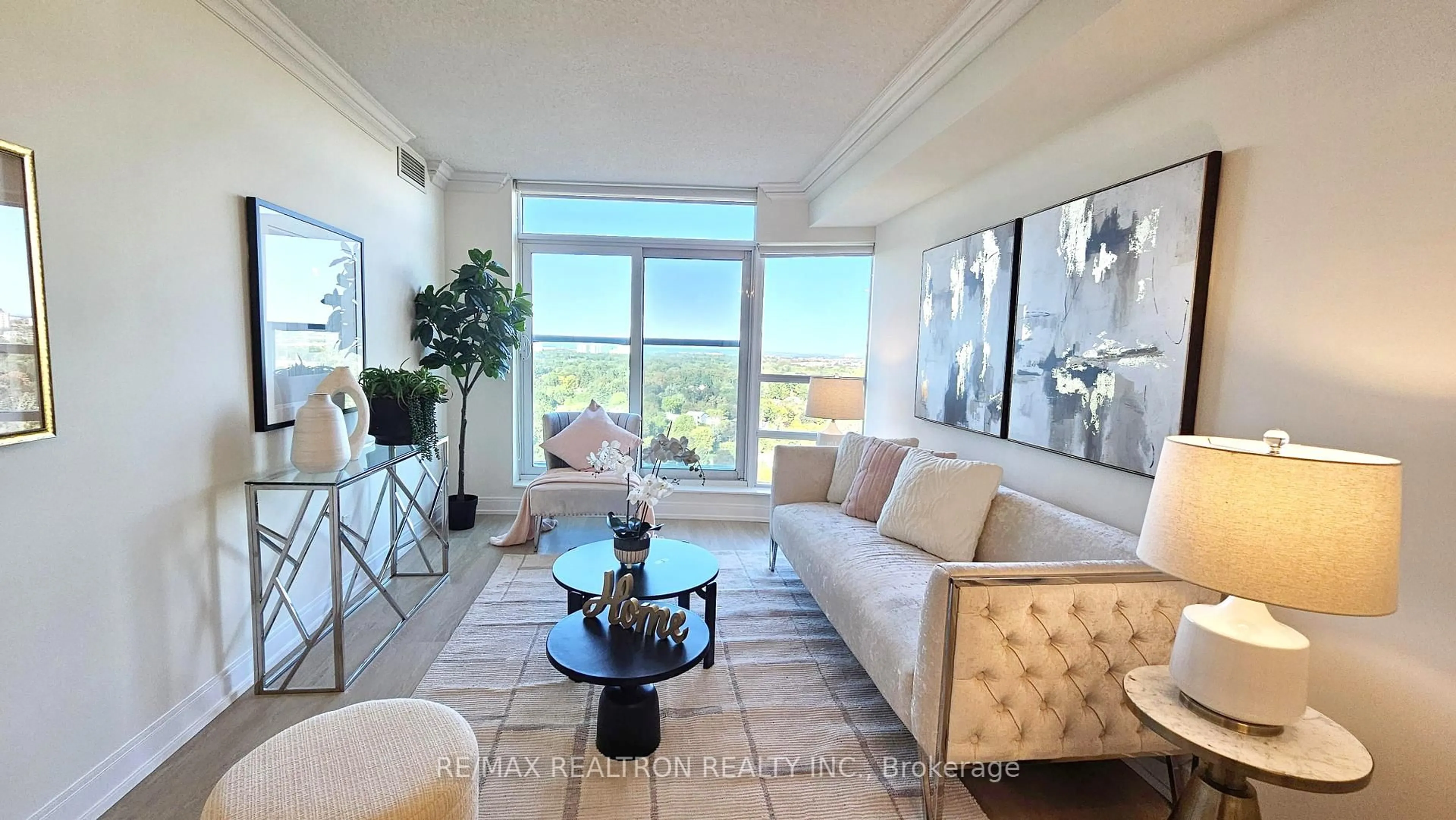 Living room with furniture, unknown for 238 Bonis Ave #2615, Toronto Ontario M1T 3W7