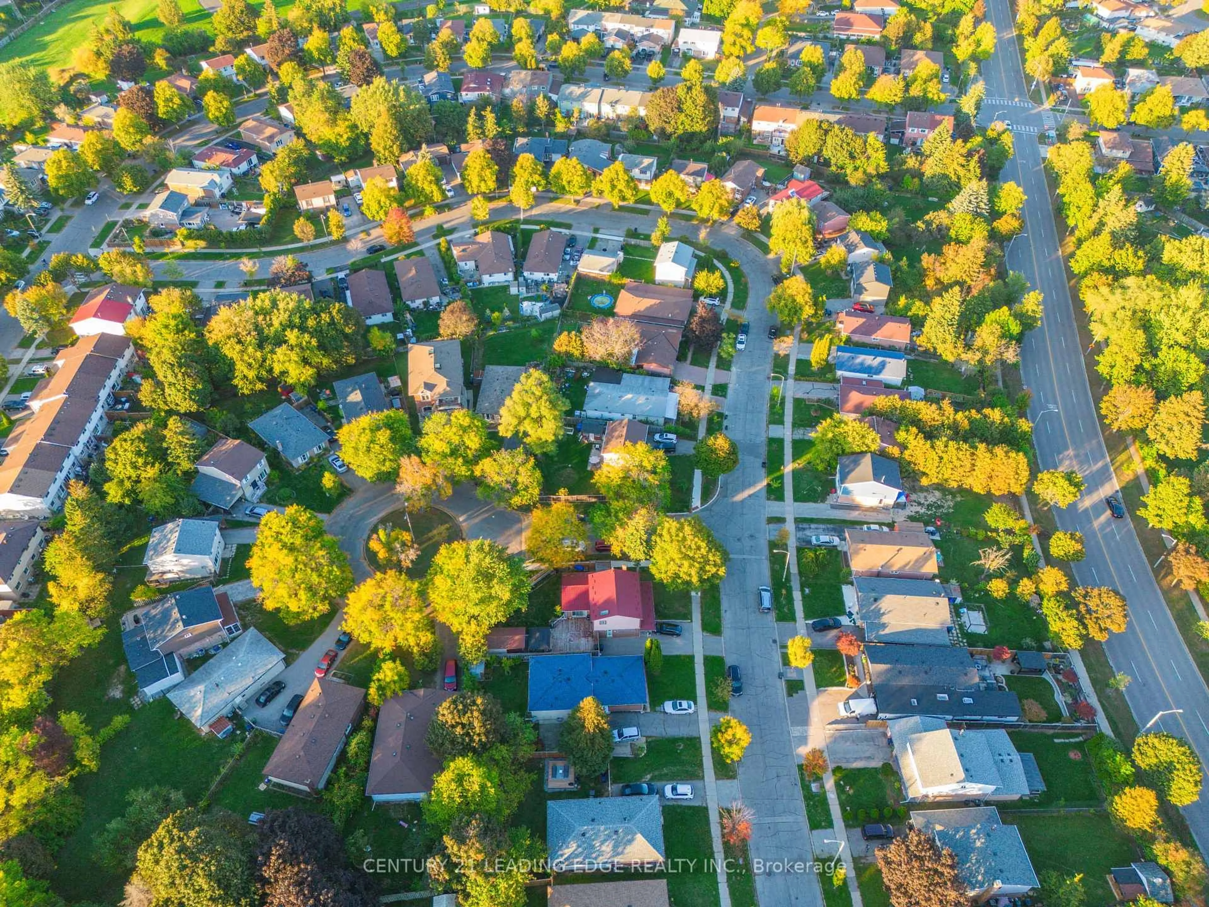 A pic from outside/outdoor area/front of a property/back of a property/a pic from drone, street for 77 Snowball Cres, Toronto Ontario M1B 1S5