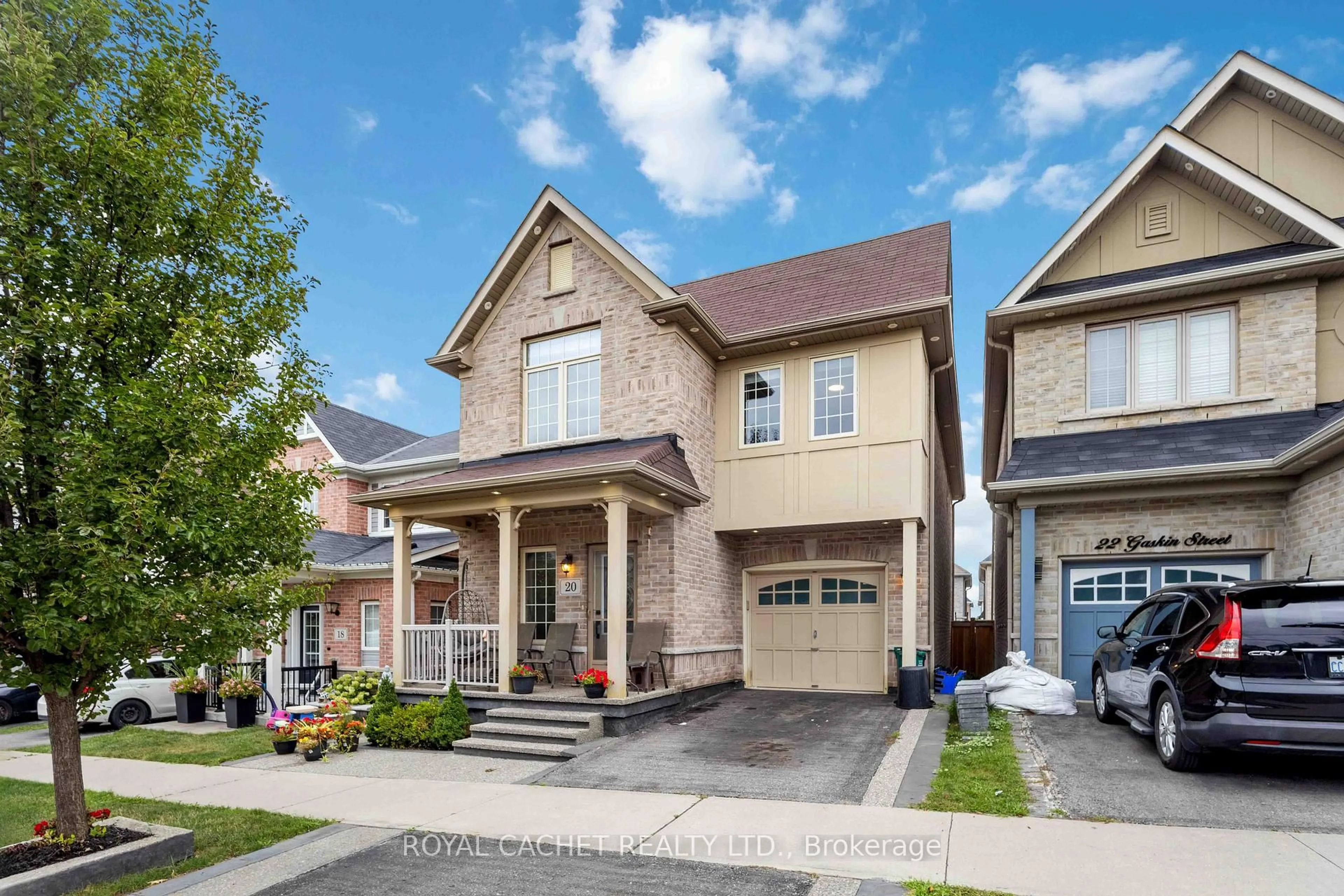 Home with brick exterior material, street for 20 Gaskin St, Ajax Ontario L1Z 0R5