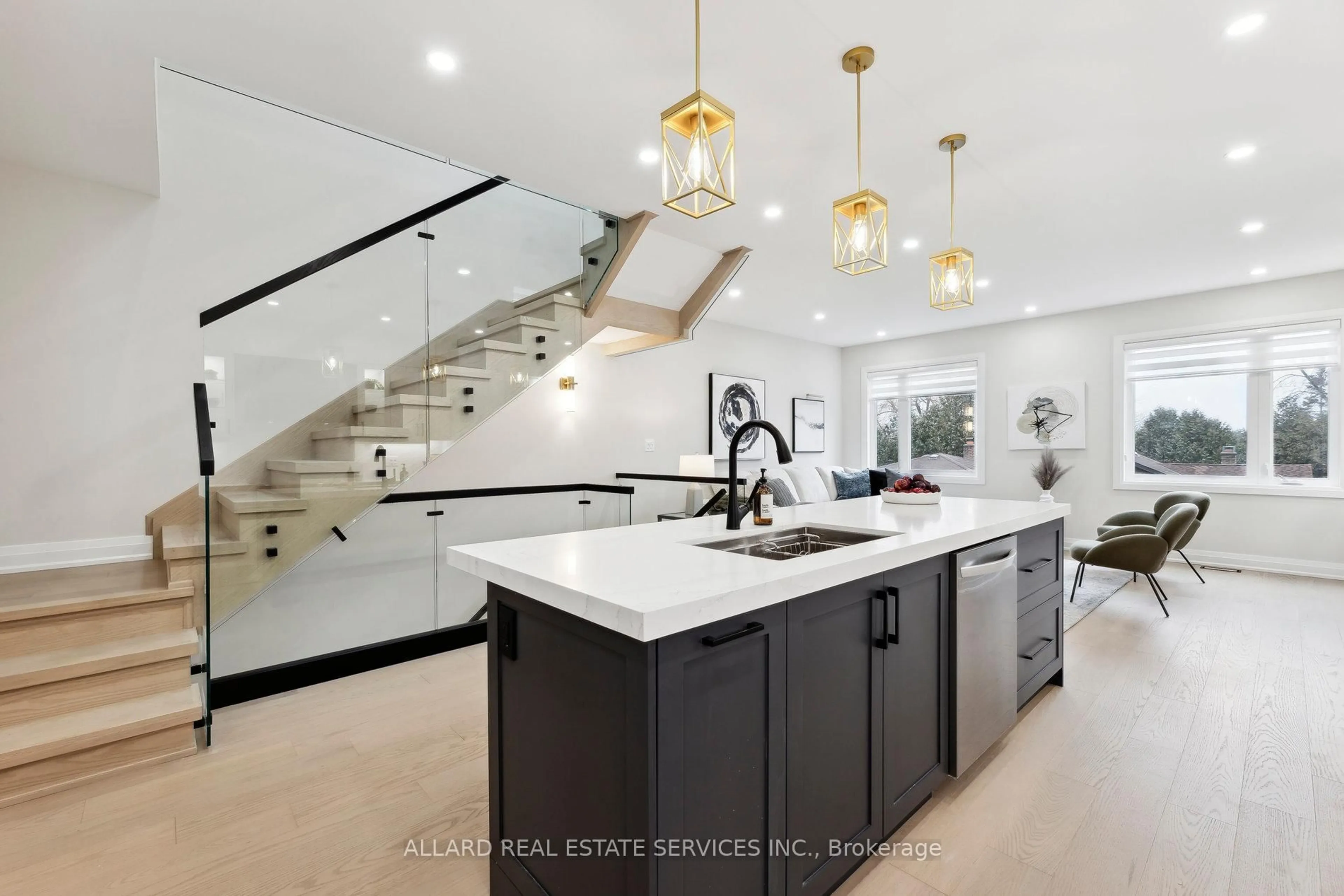 Contemporary kitchen, ceramic/tile floor for 1956 Valley Farm Rd, Pickering Ontario L1V 1X7