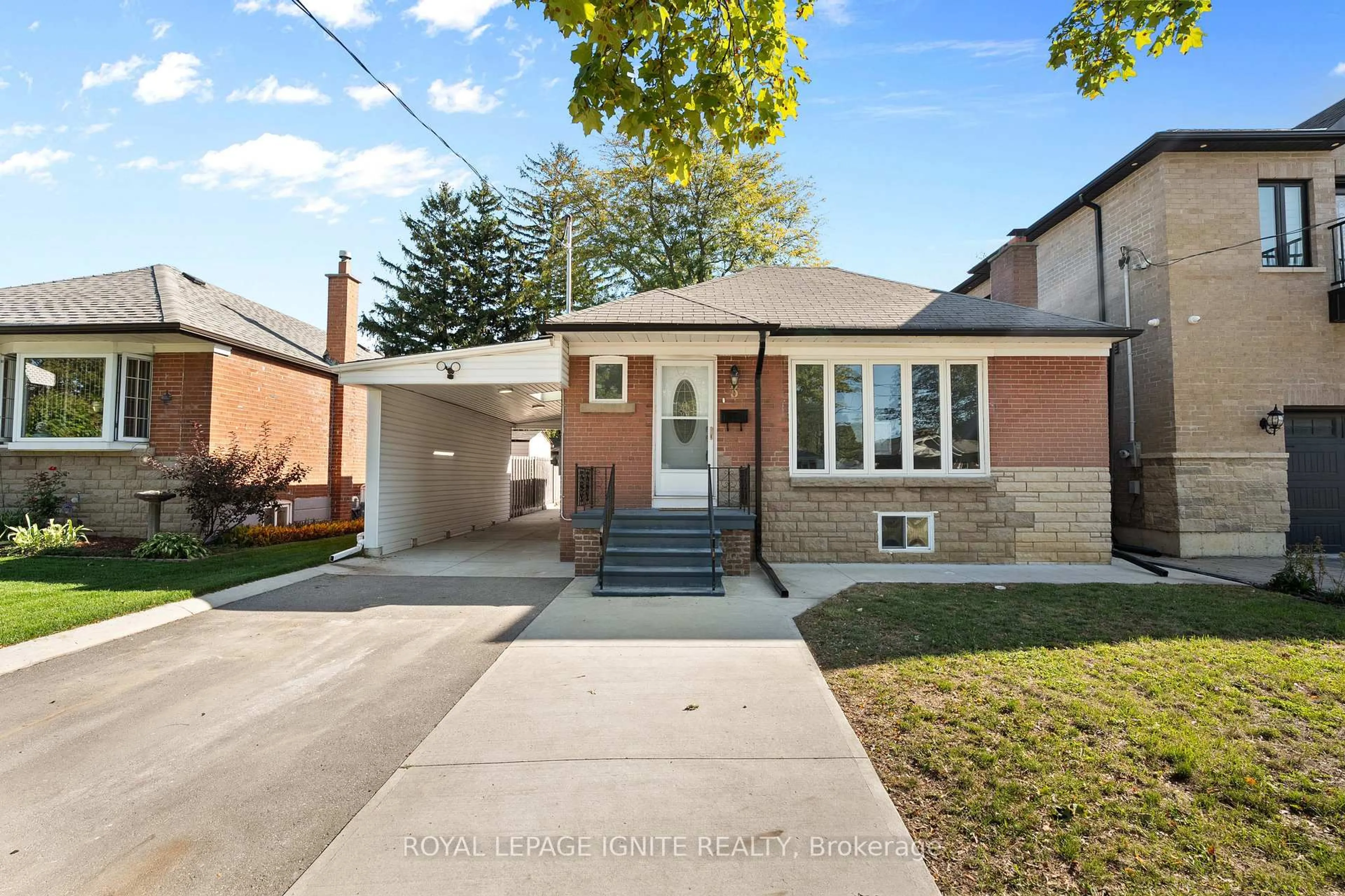Home with brick exterior material, street for 3 Shaneen Blvd, Toronto Ontario M1R 1B6