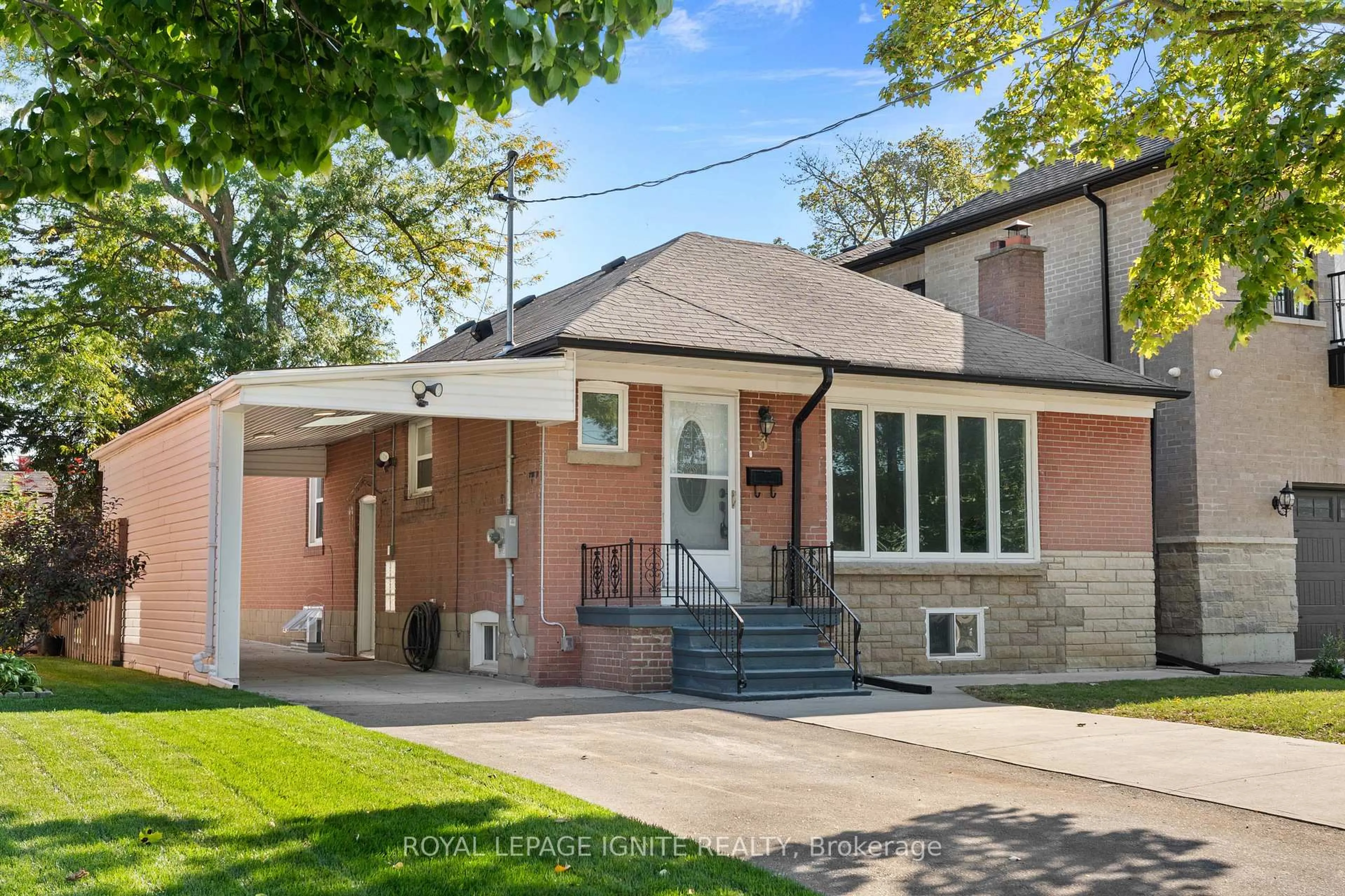 Home with brick exterior material, street for 3 Shaneen Blvd, Toronto Ontario M1R 1B6