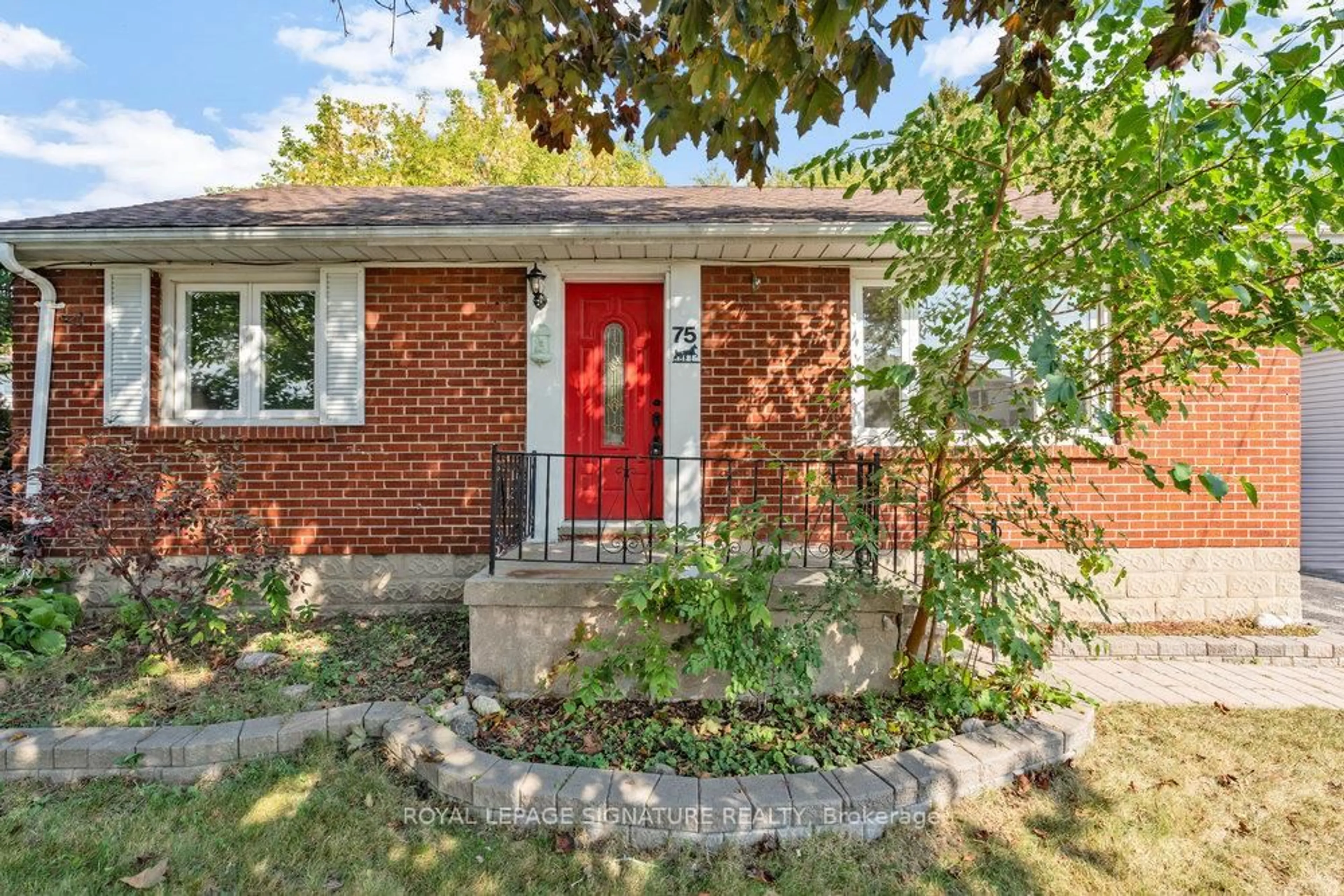 Home with brick exterior material, street for 75 Westbourne Ave, Toronto Ontario M1L 2Y3