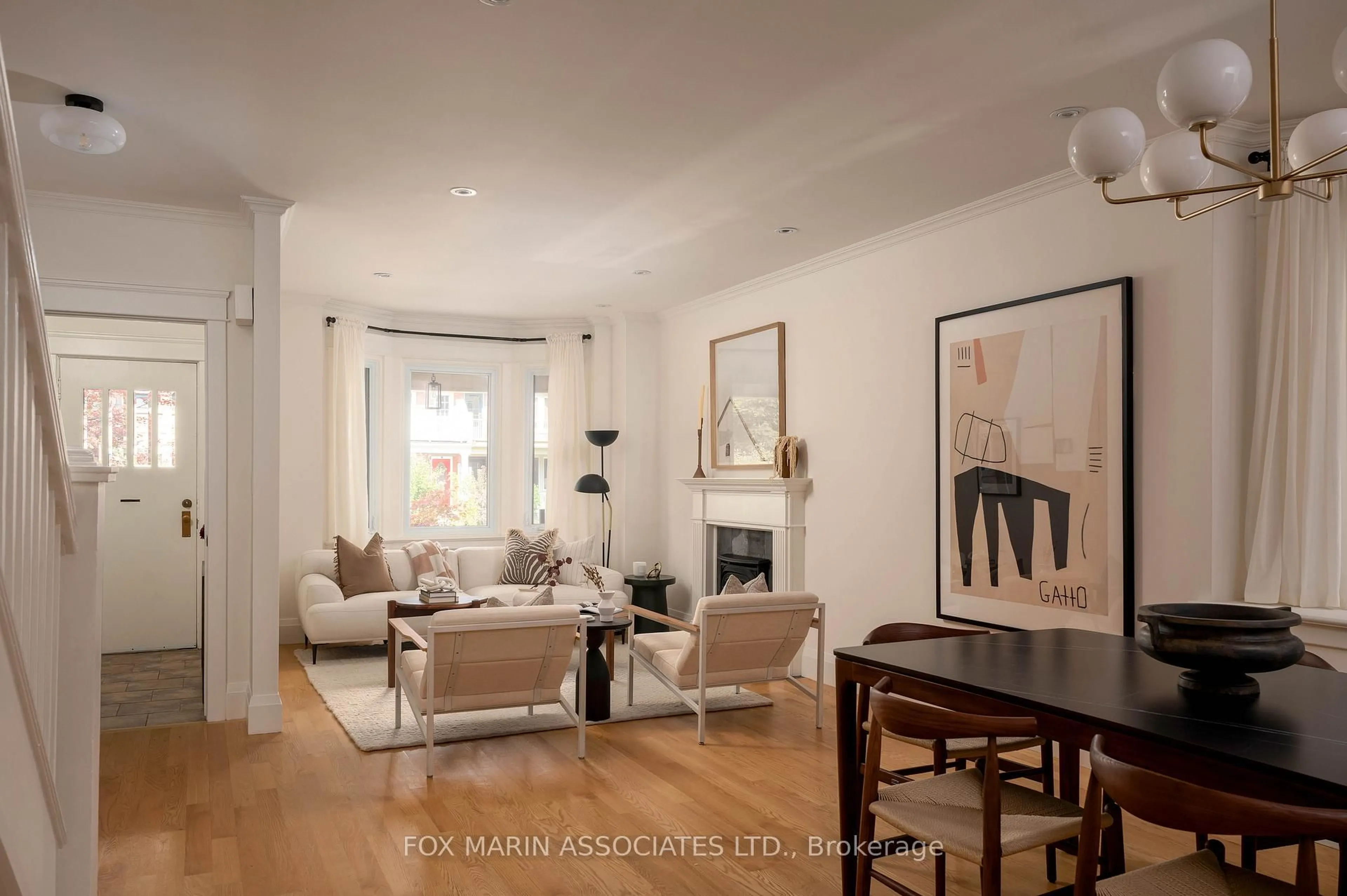 Living room with furniture, unknown for 159 Fulton Ave, Toronto Ontario M4K 1Y2