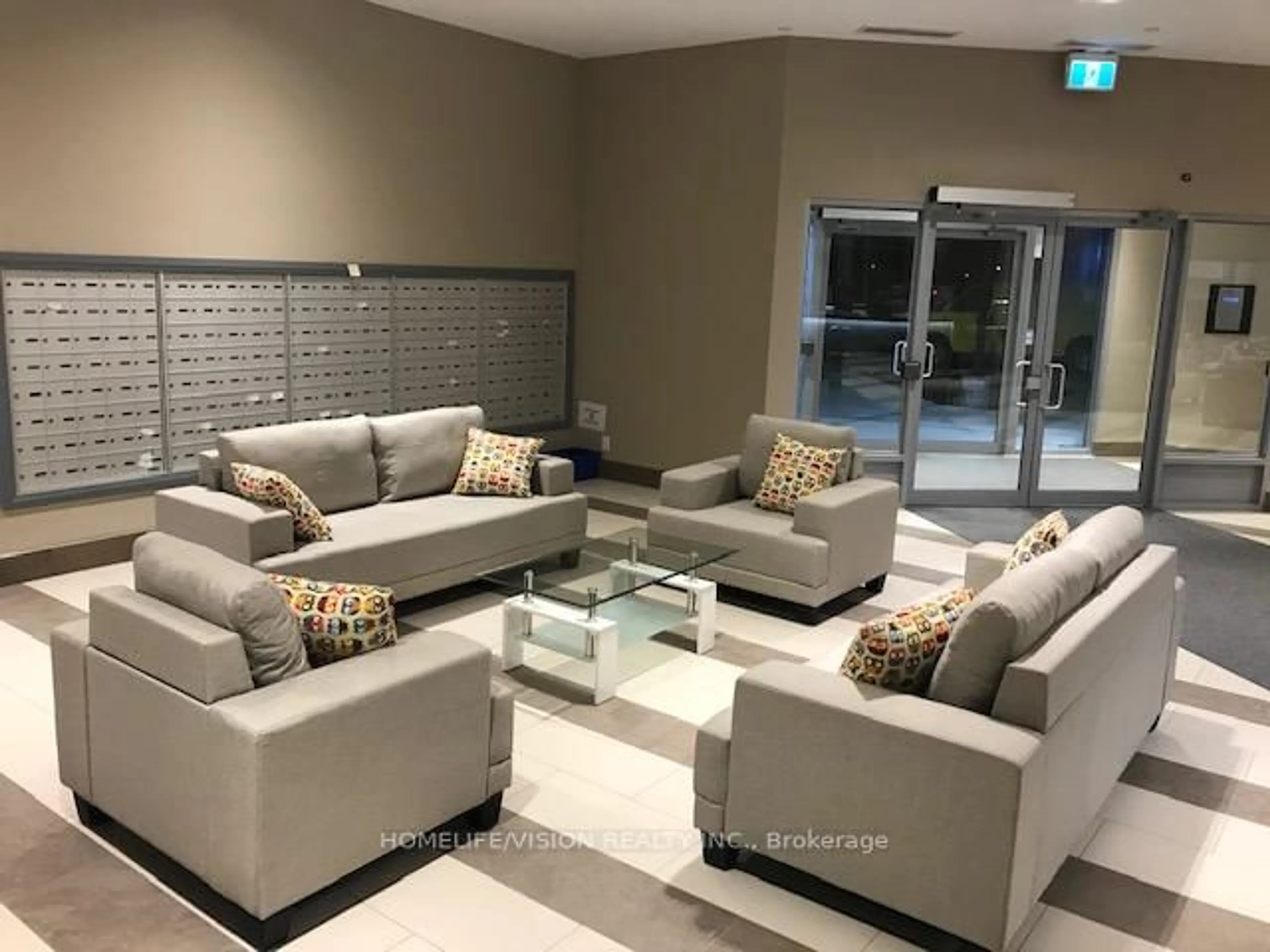 Living room with furniture, unknown for 2152 Lawrence Ave #604, Toronto Ontario M1R 0B5