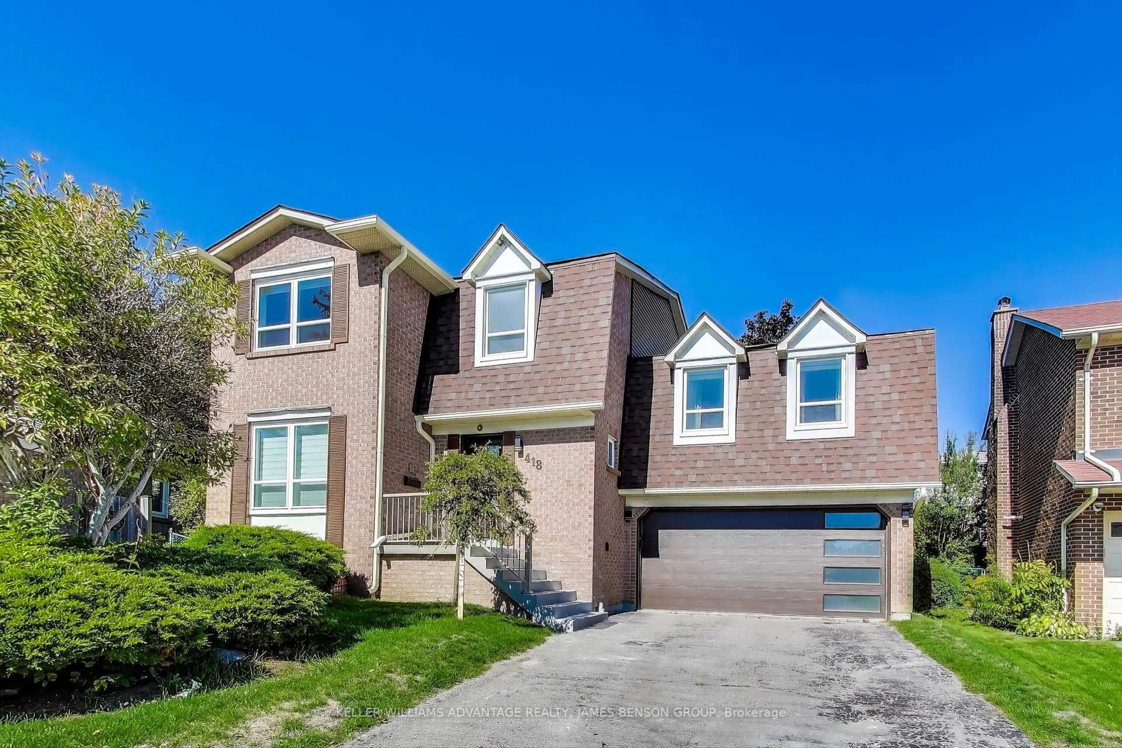 Home with brick exterior material, street for 418 Victor Crt, Pickering Ontario L1W 3J8