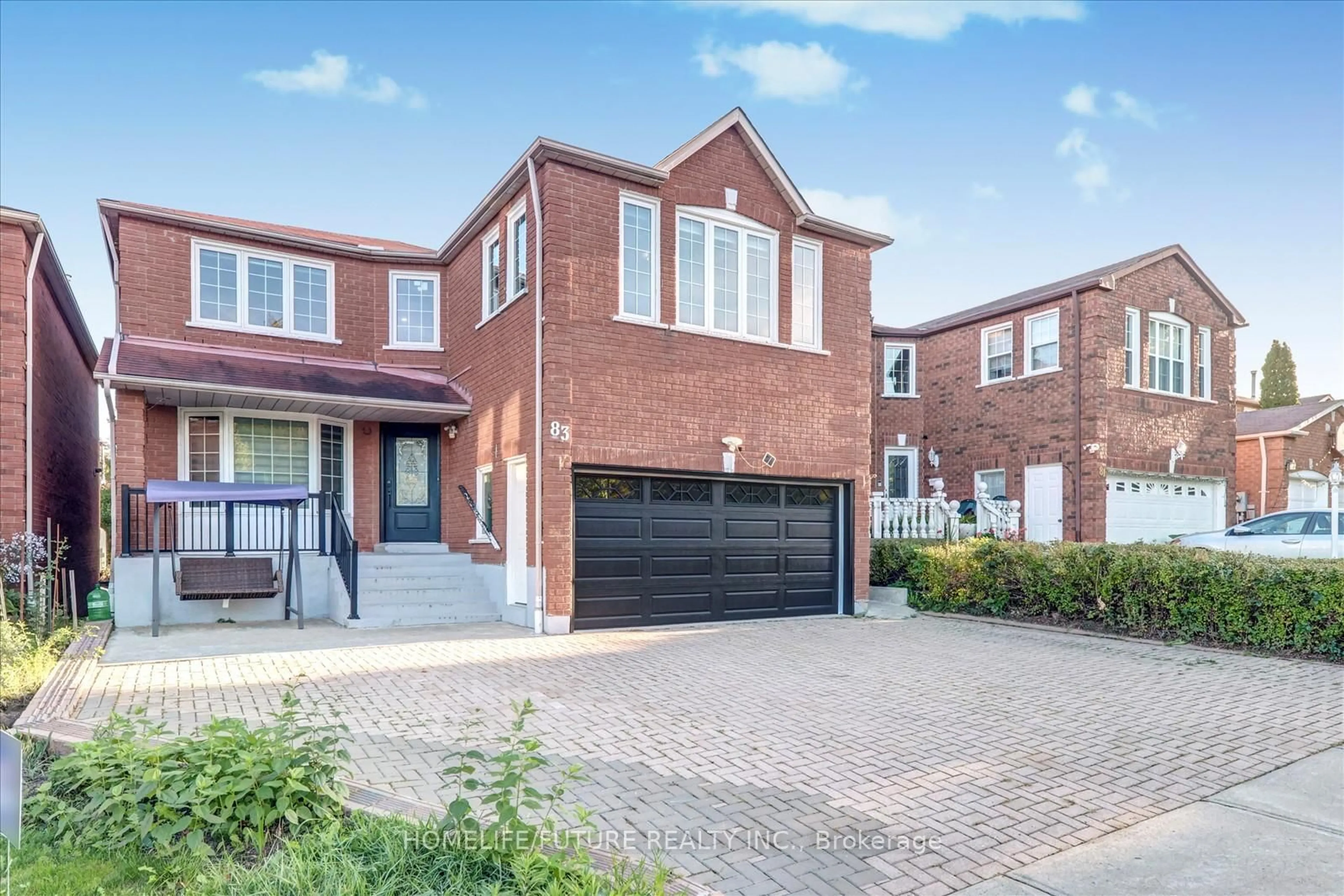 Home with brick exterior material, street for 83 Old Finch Ave, Toronto Ontario M1B 5G5